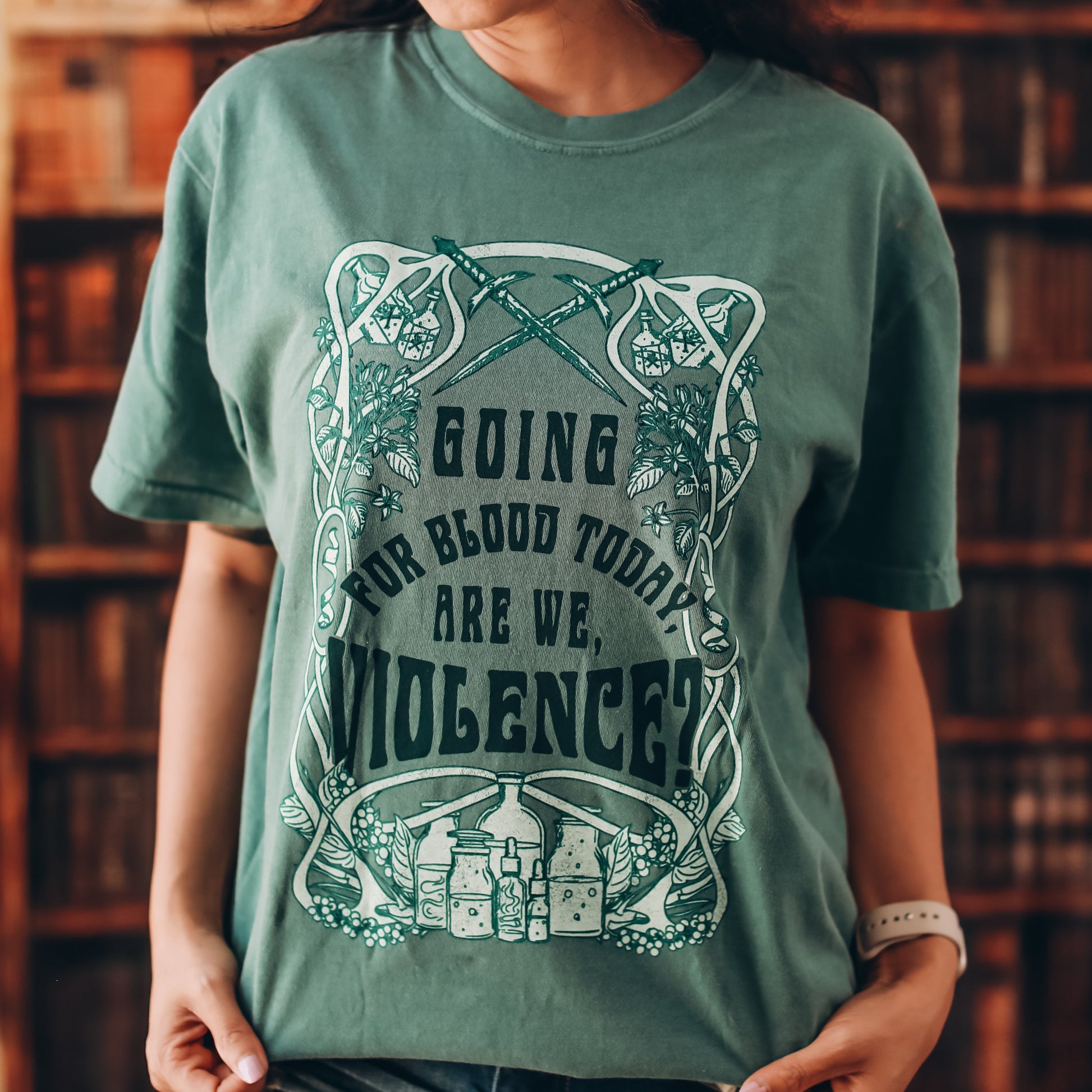 Fourth Wing Inspired: Violence Heavy Weight Tee