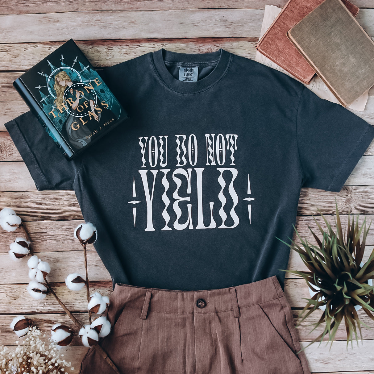 A Court of Wings and Ruin Inspired: You Do Not Yield Heavy Weight Tee