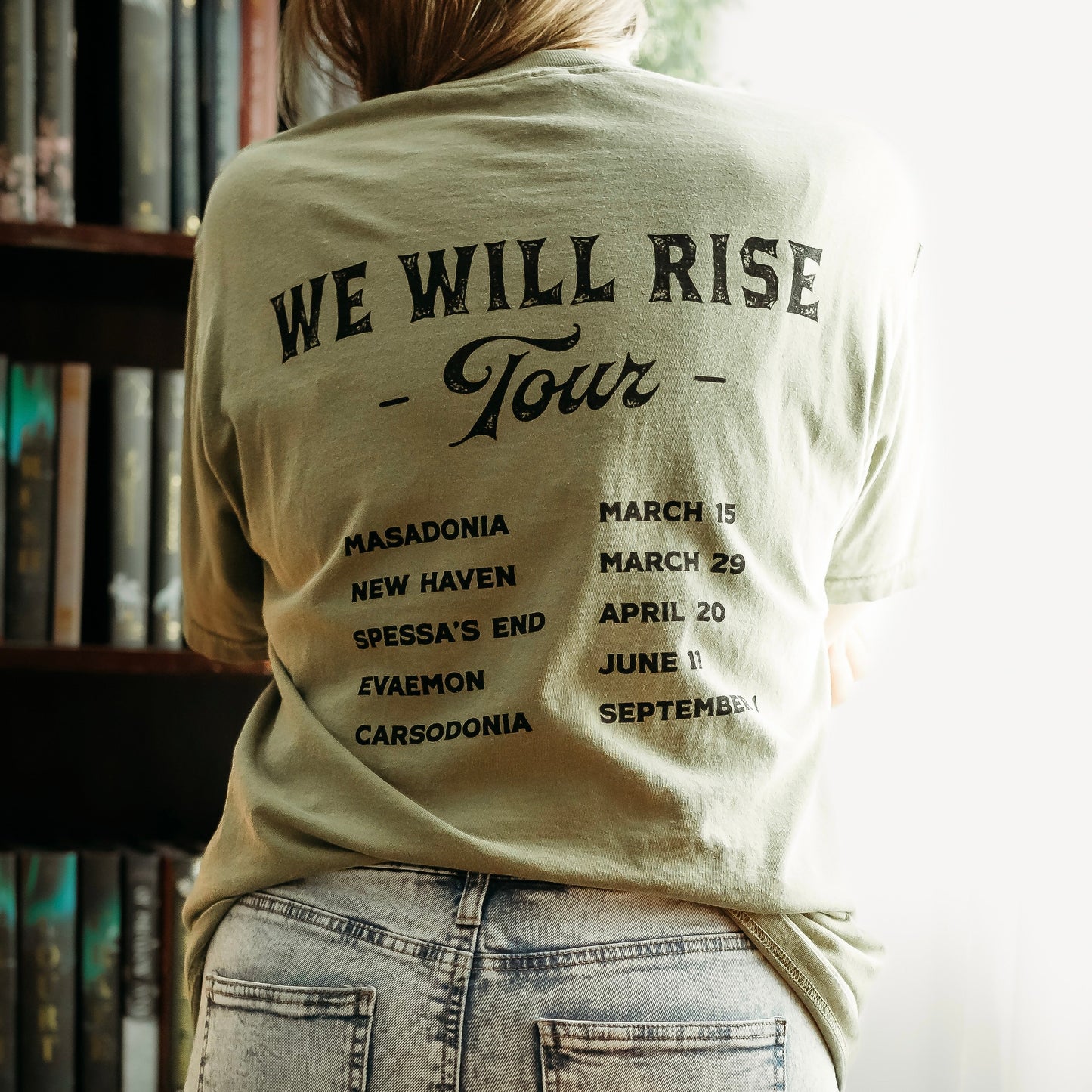 Blood and Ash Inspired: We Will Rise Tour Heavy Weight Tee