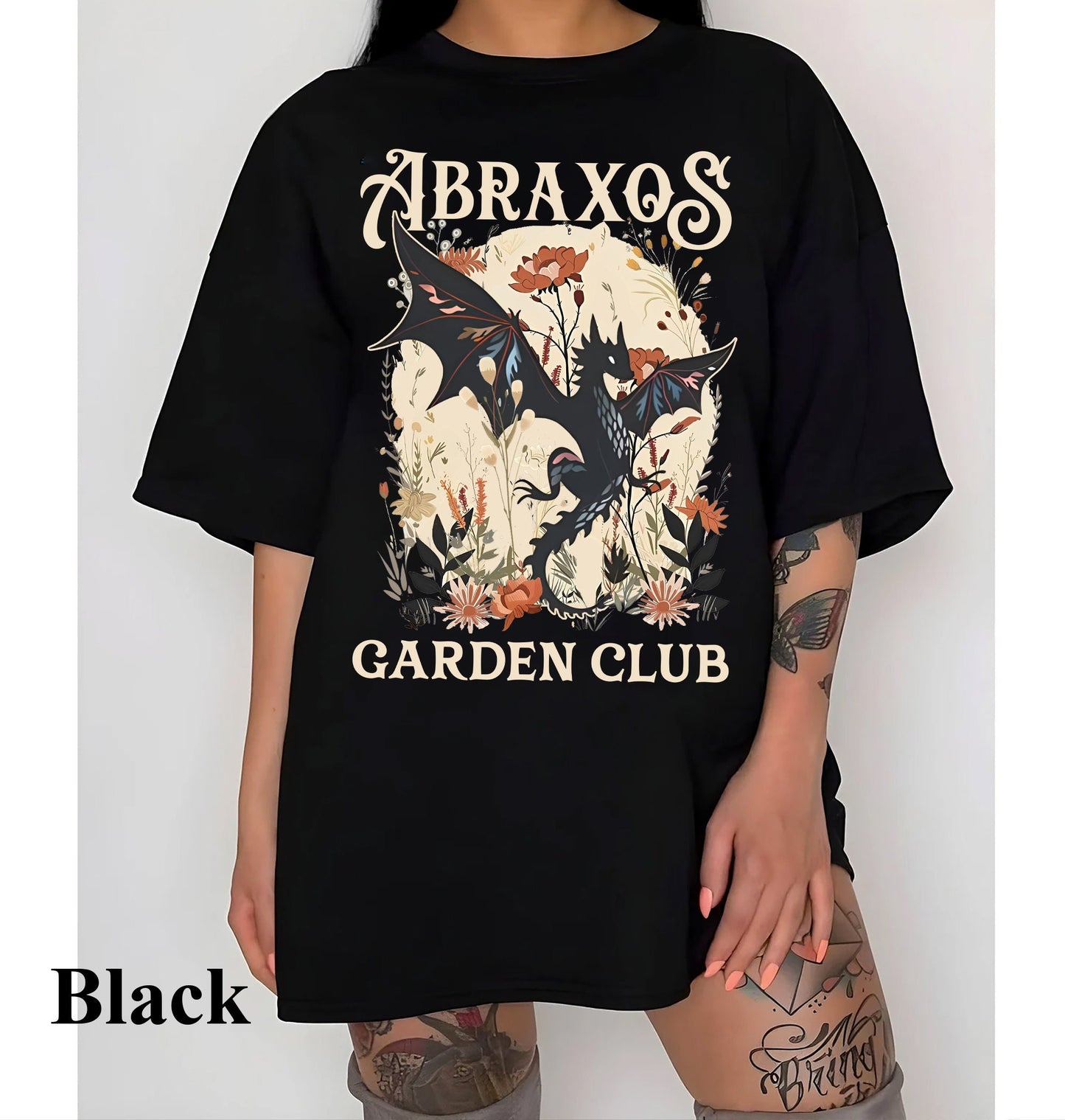 Abraxos Flower Garden Club Throne Of Glass Flower Shirt