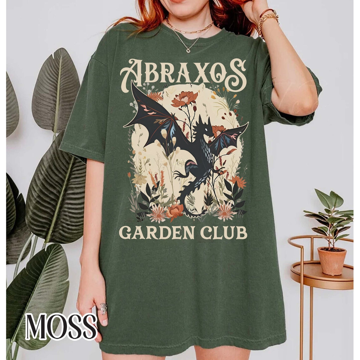 Abraxos Flower Garden Club Throne Of Glass Flower Shirt