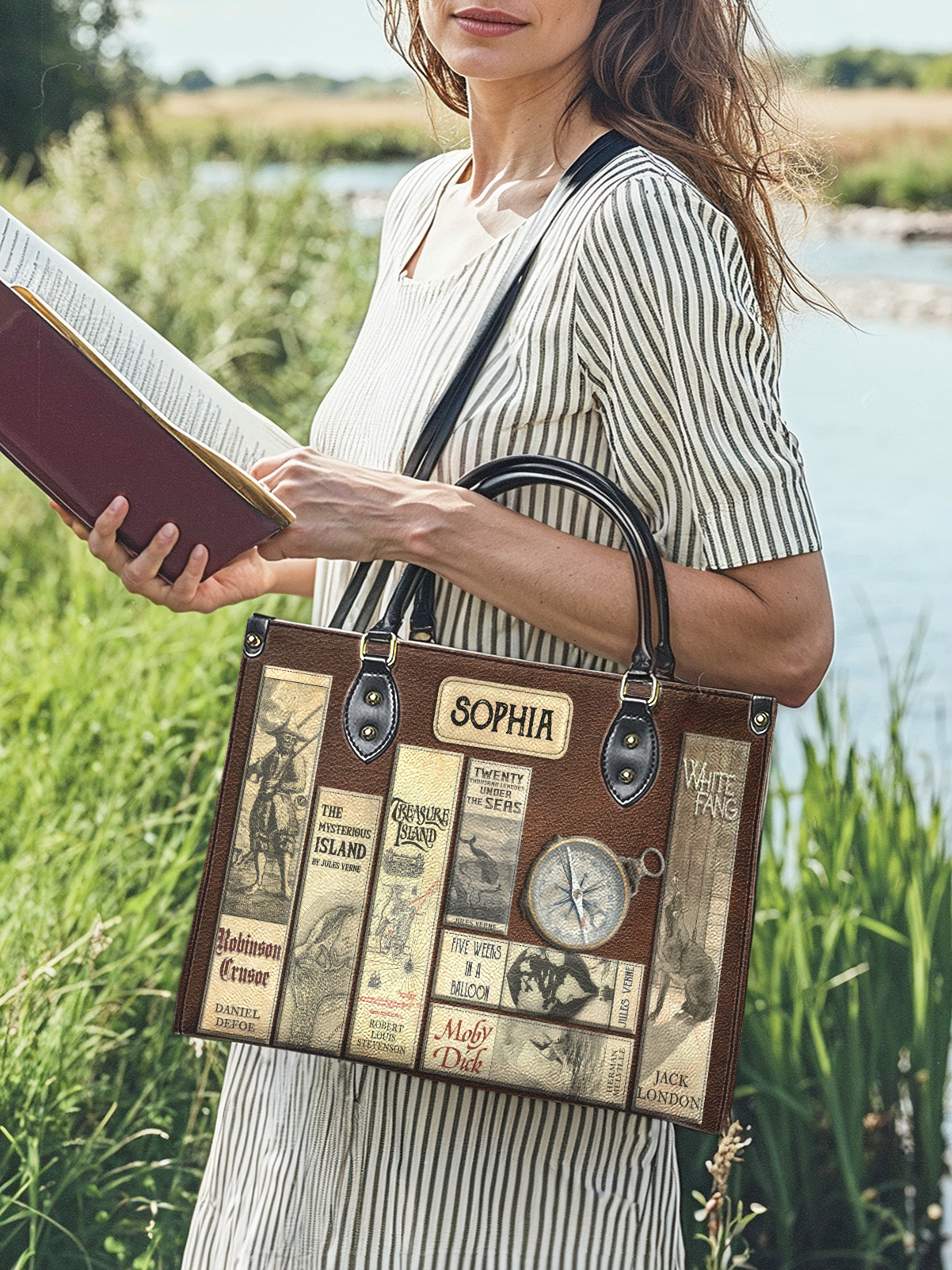 Libro Adventure Books TTAY0812009Y Leather Bag