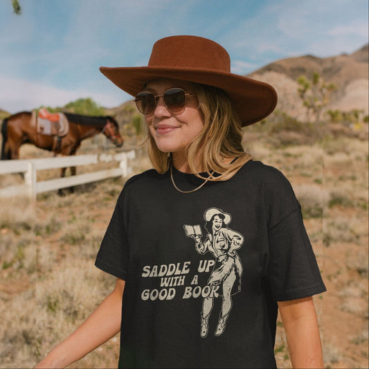 Bookish Cowgirl Comfort Colors Shirt