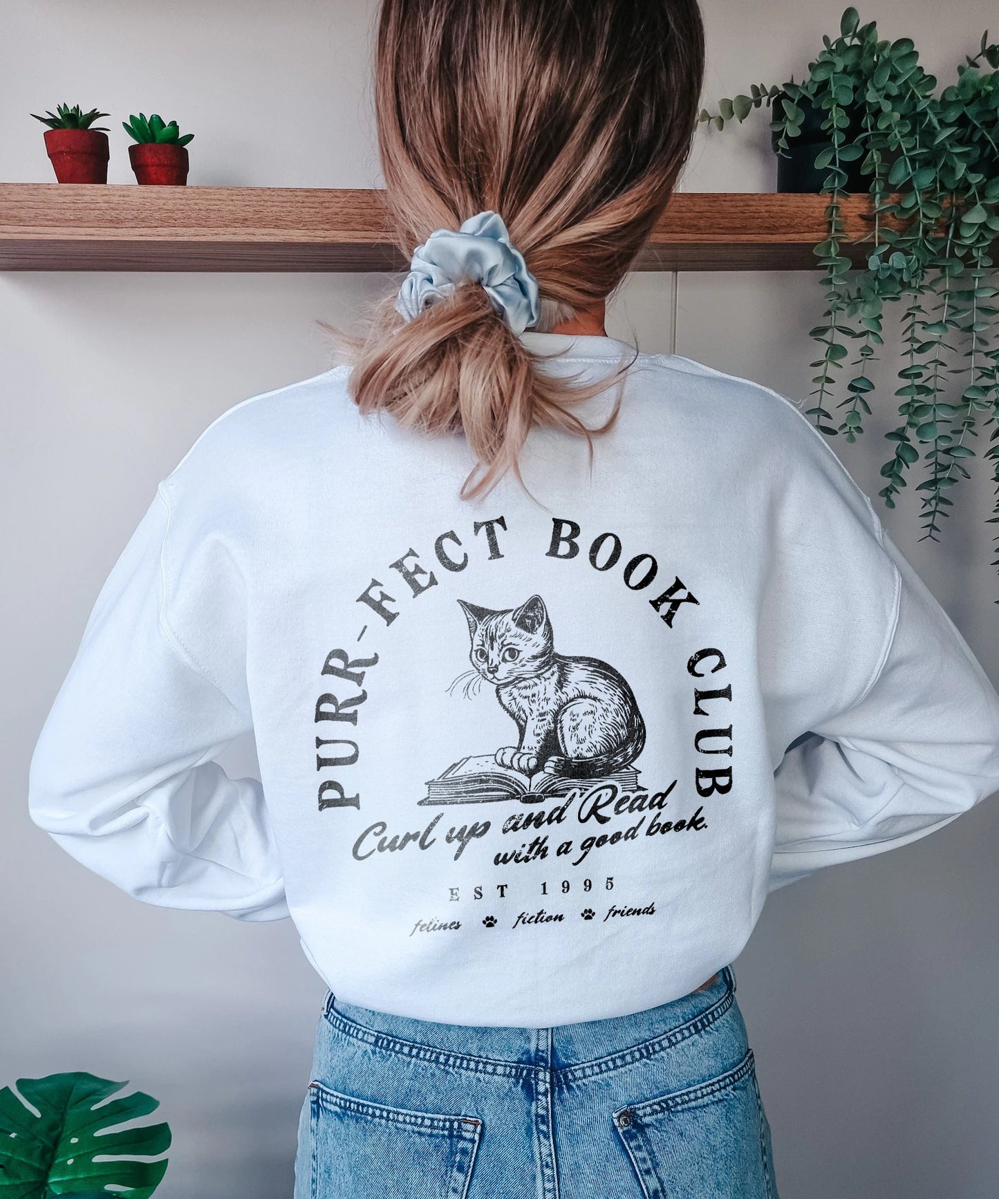 Cat Bookish Sweatshirt