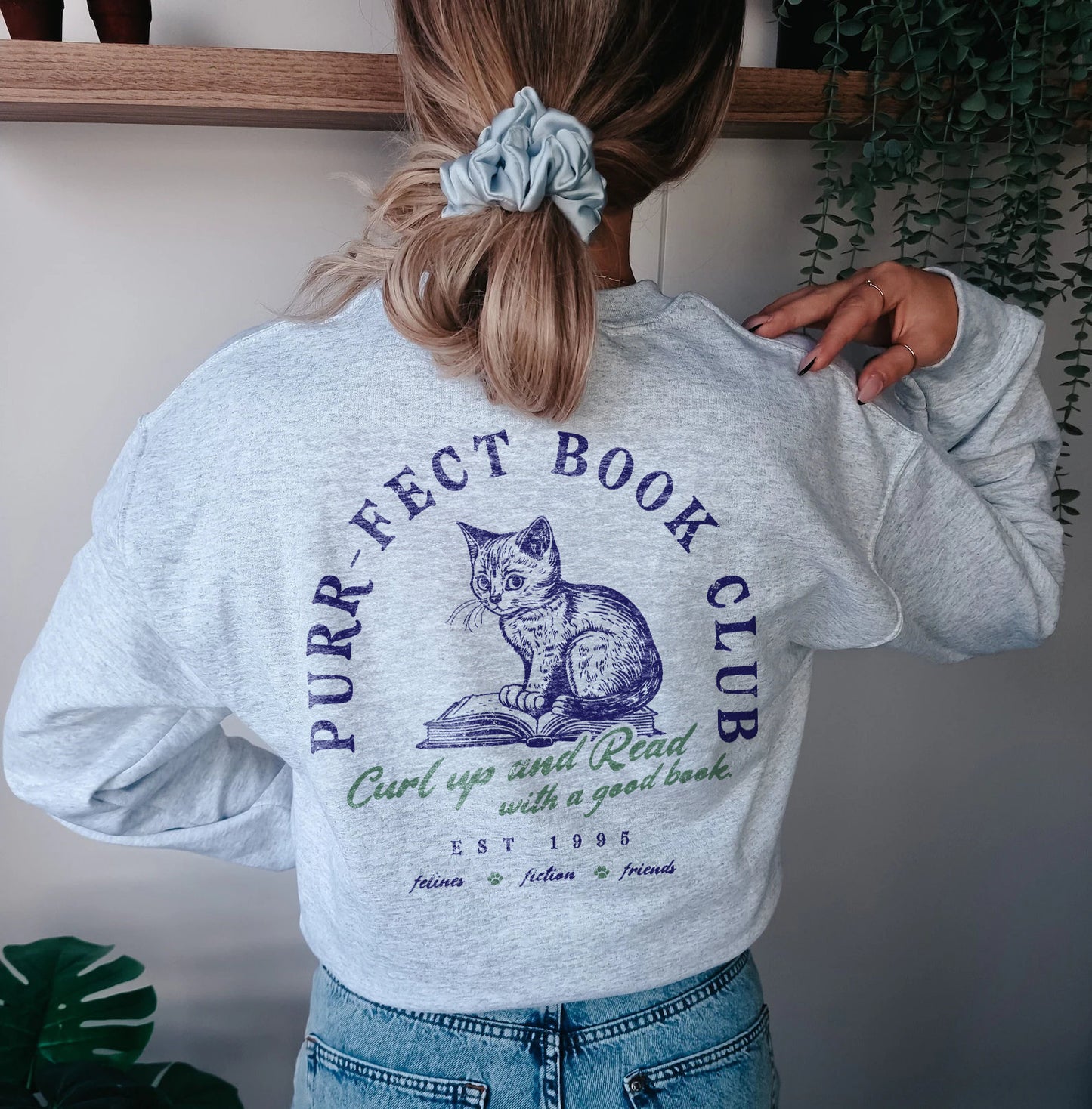 Cat Bookish Sweatshirt