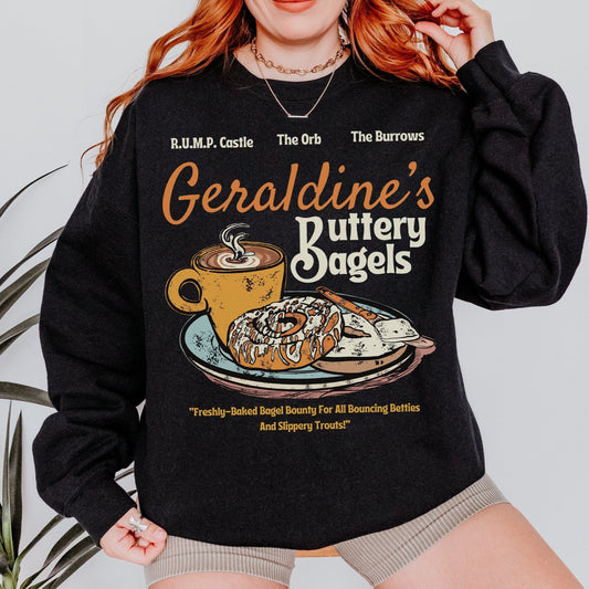 Geraldine's Buttery Bagels Sweatshirt Zodiac Academy