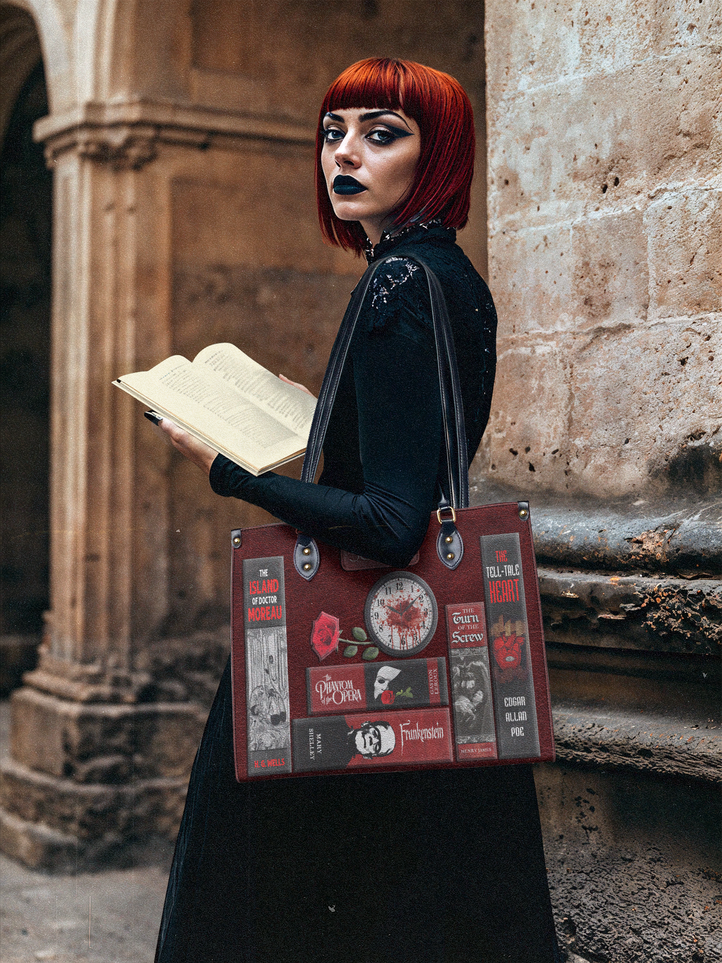 Libro Horror Books TTAY1201001Y Leather Bag