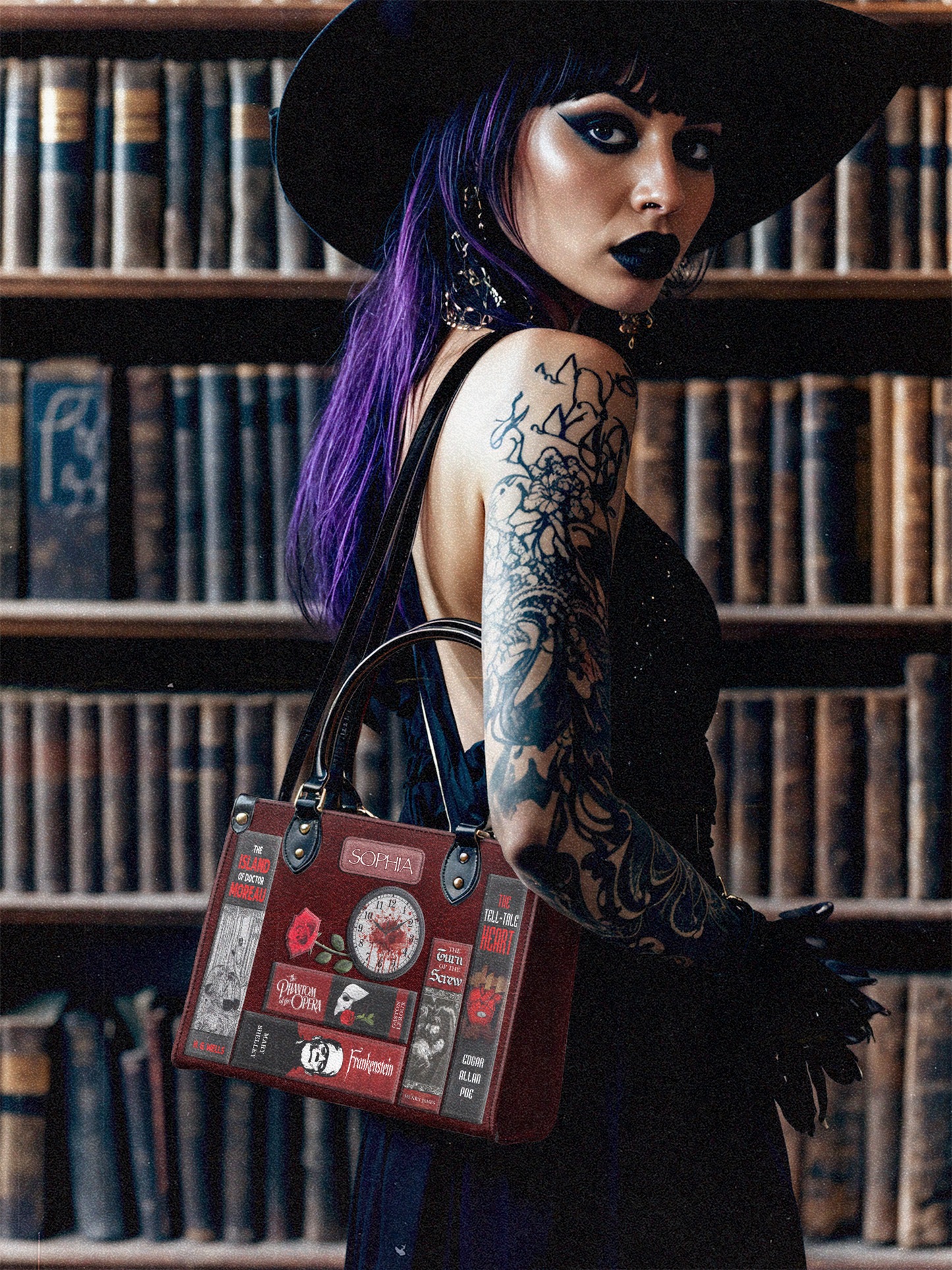 Libro Horror Books TTAY1201001Y Leather Bag