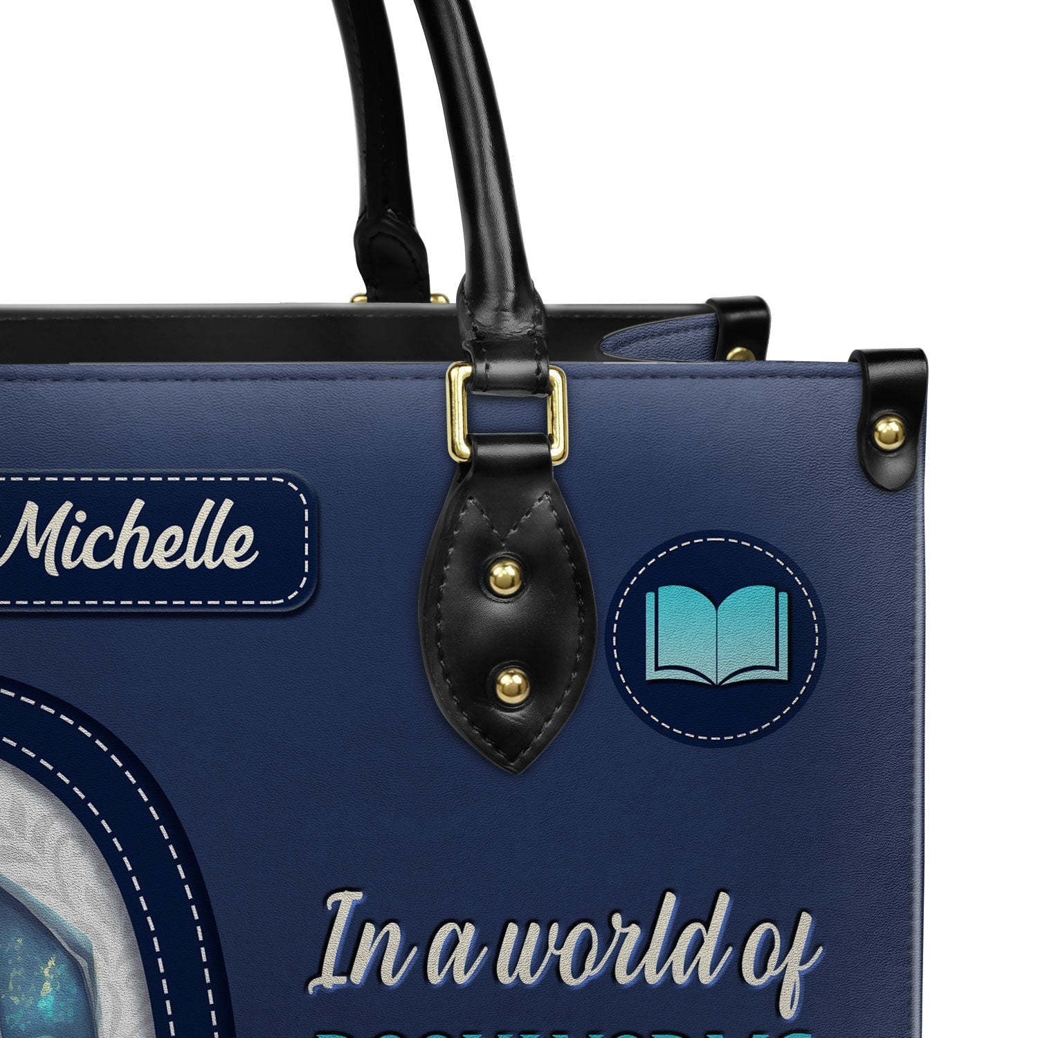 In A World Of Bookworms Be A Book Dragon DNRZ1702004A Leather Bag