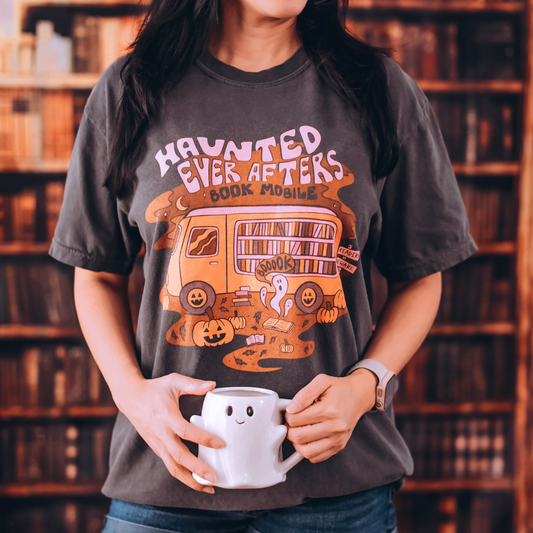 Haunted Books Heavy Weight Tee