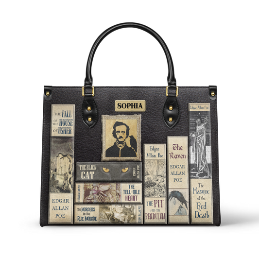 Libro Edgar Allan Poe TTLZ1201006A Leather Bag