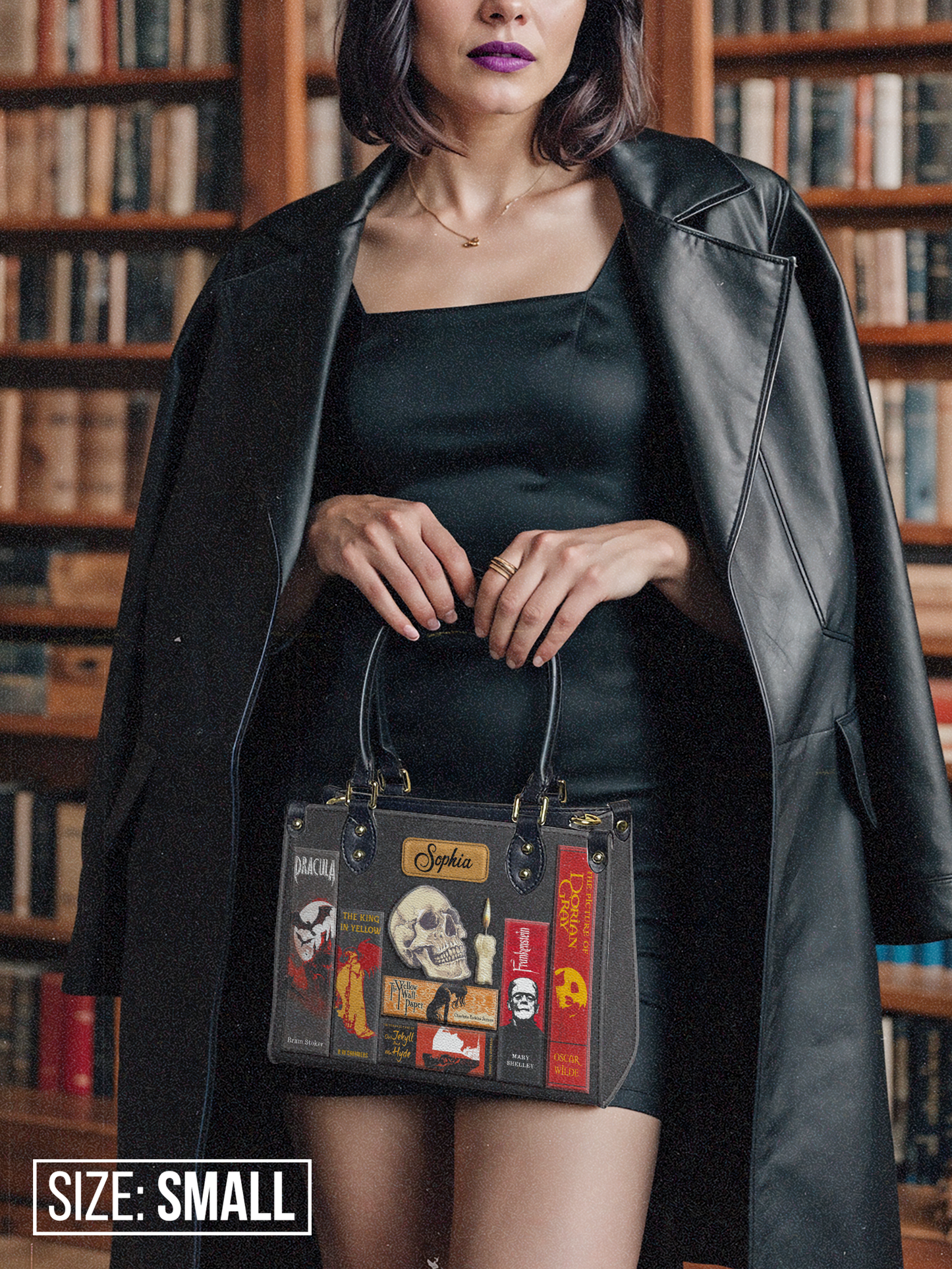 Libro Horror NQAY0812003Y Leather Bag