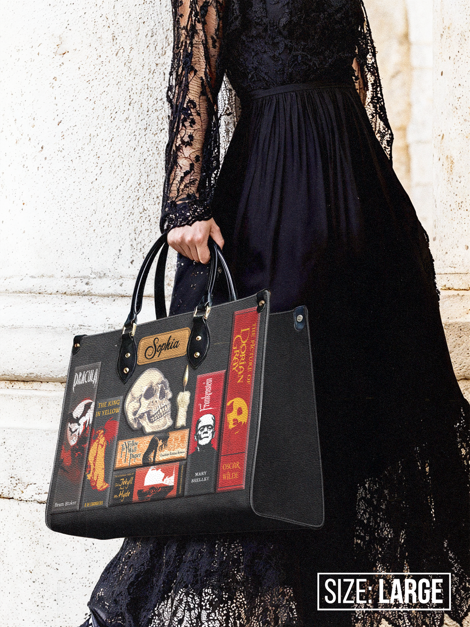 Libro Horror NQAY0812003Y Leather Bag