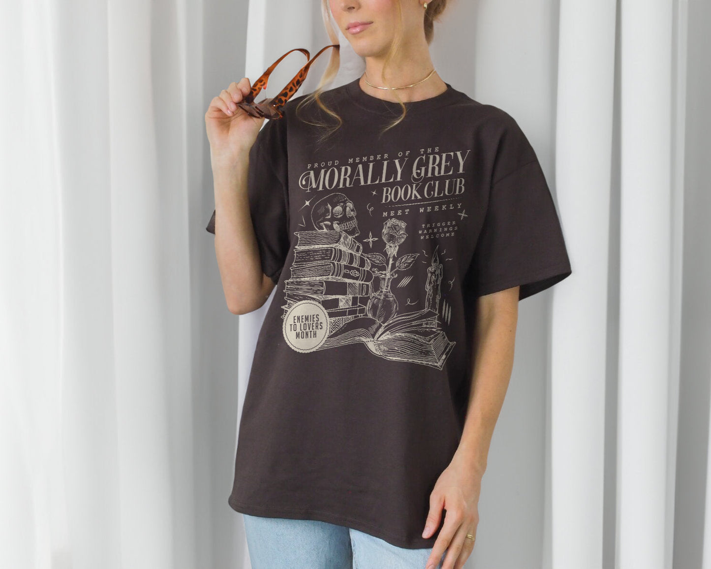 Morally Grey Book Club Shirt Dark Romance