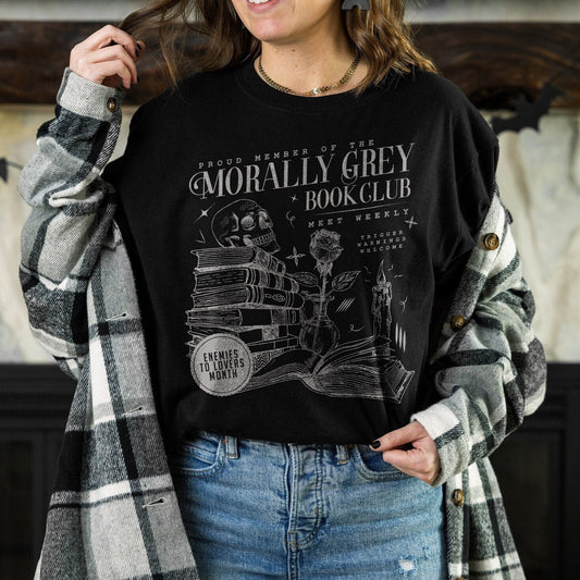 Morally Grey Book Club Shirt Dark Romance