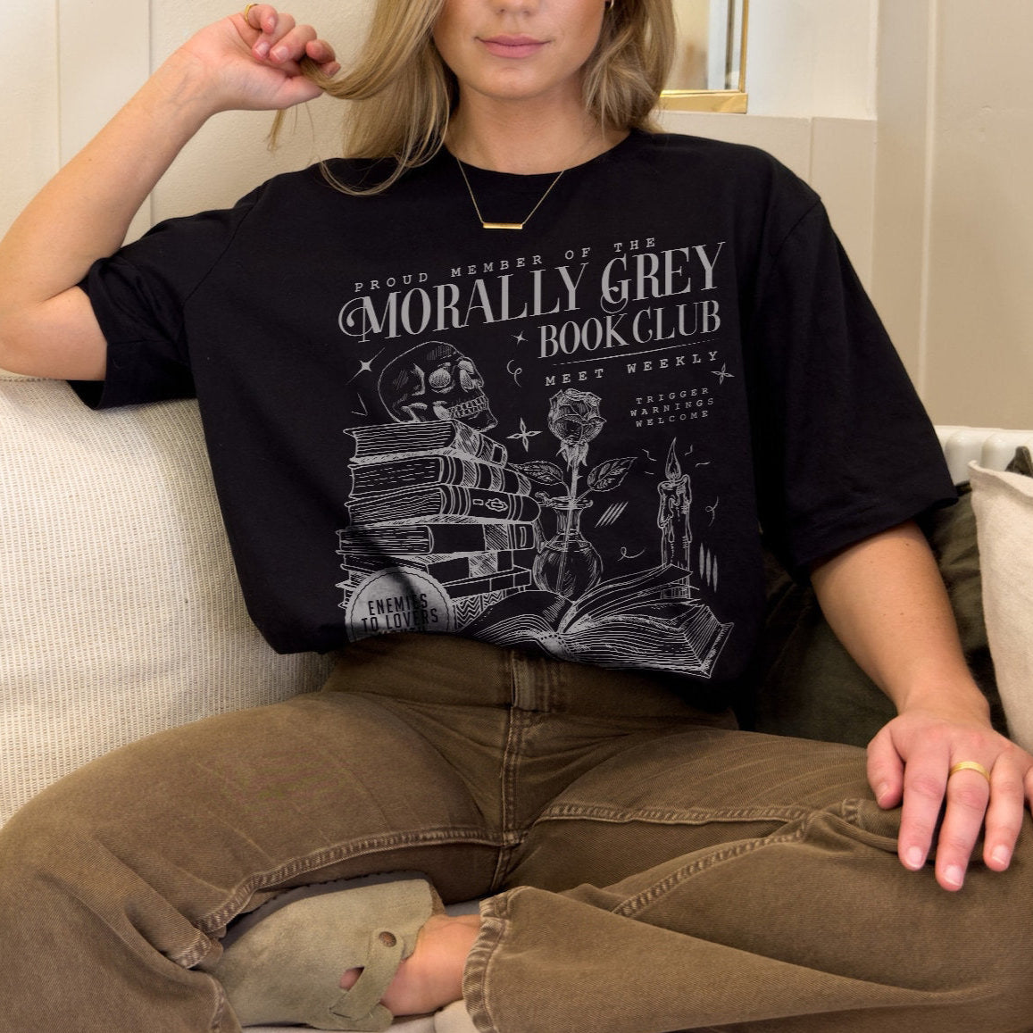 Morally Grey Book Club Shirt Dark Romance