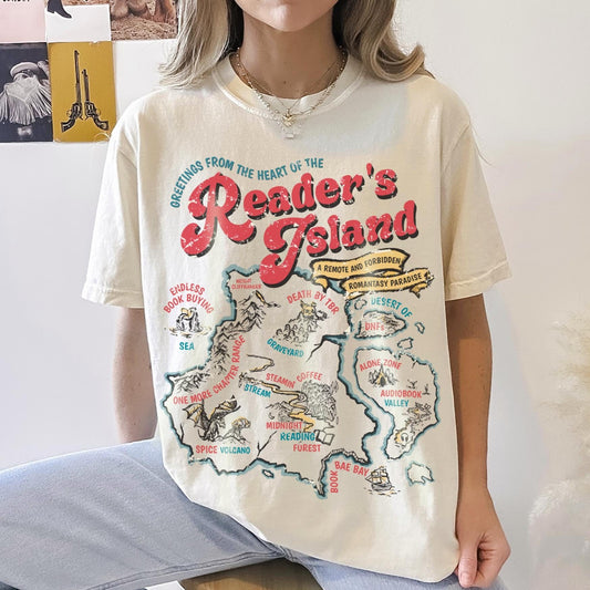 Retro Reader's Island Shirt