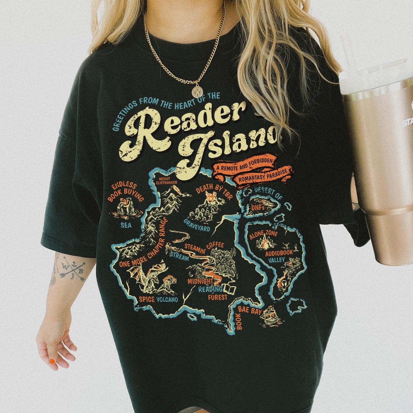 Retro Reader's Island Shirt