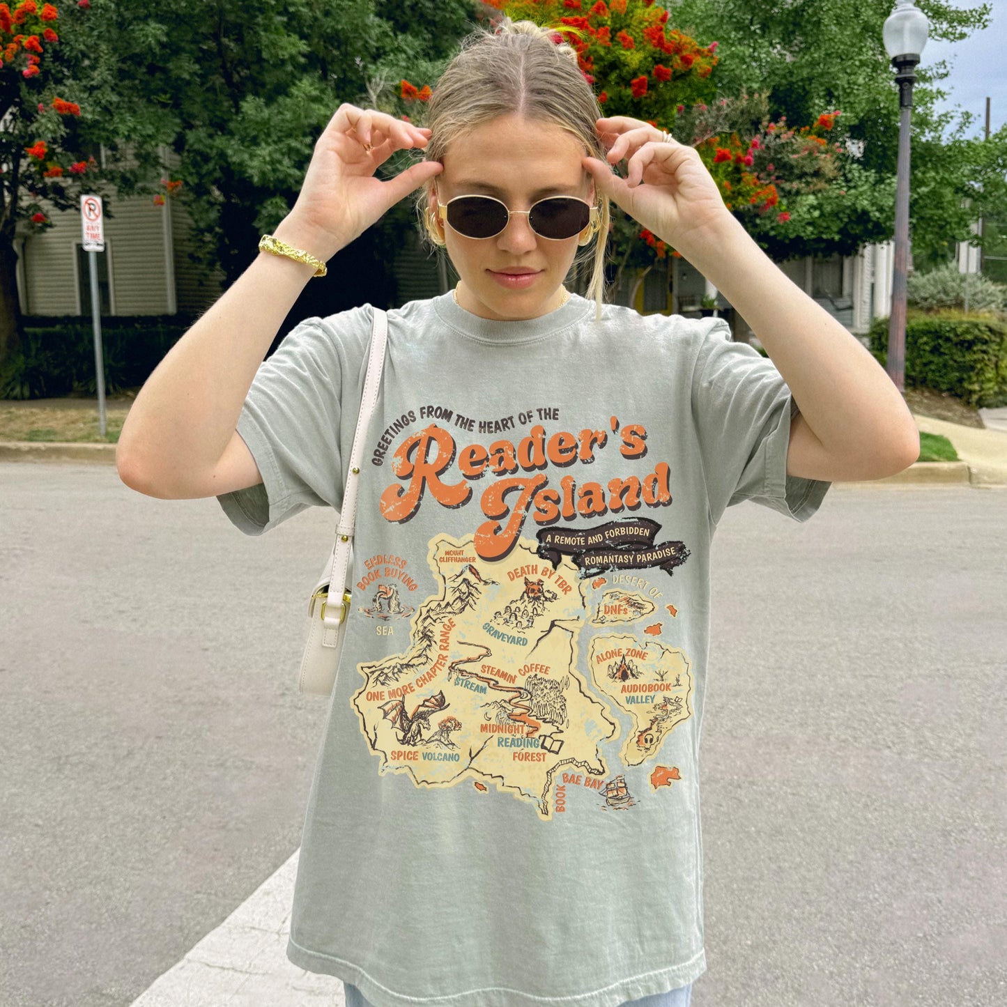 Retro Reader's Island Shirt