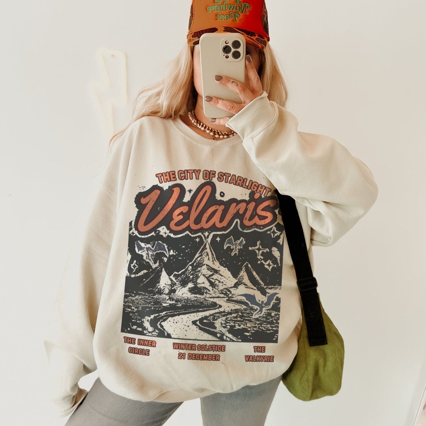 Retro Velaris Sweatshirt Sarah J Maas Merch