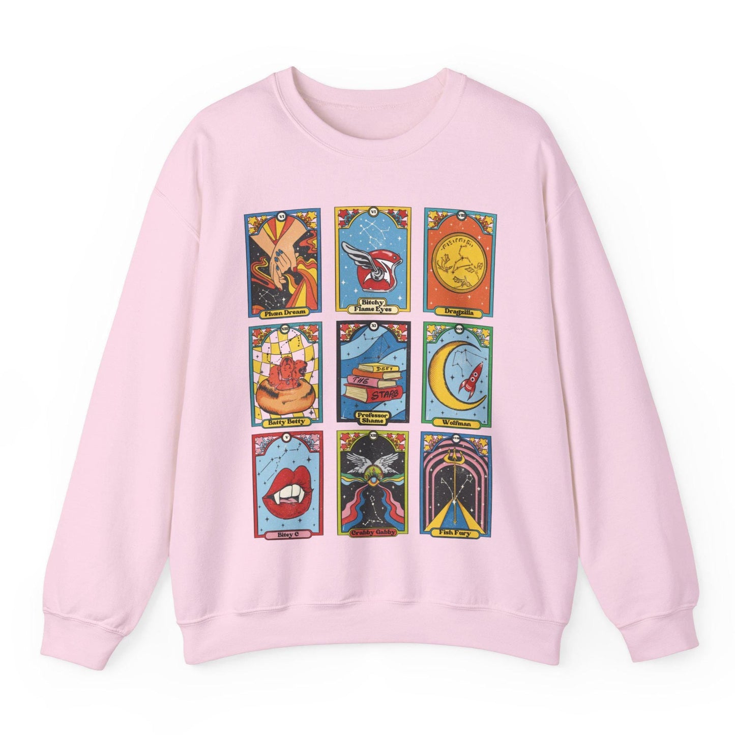 Retro Zodiac Academy Nicknames Tarot Sweatshirt