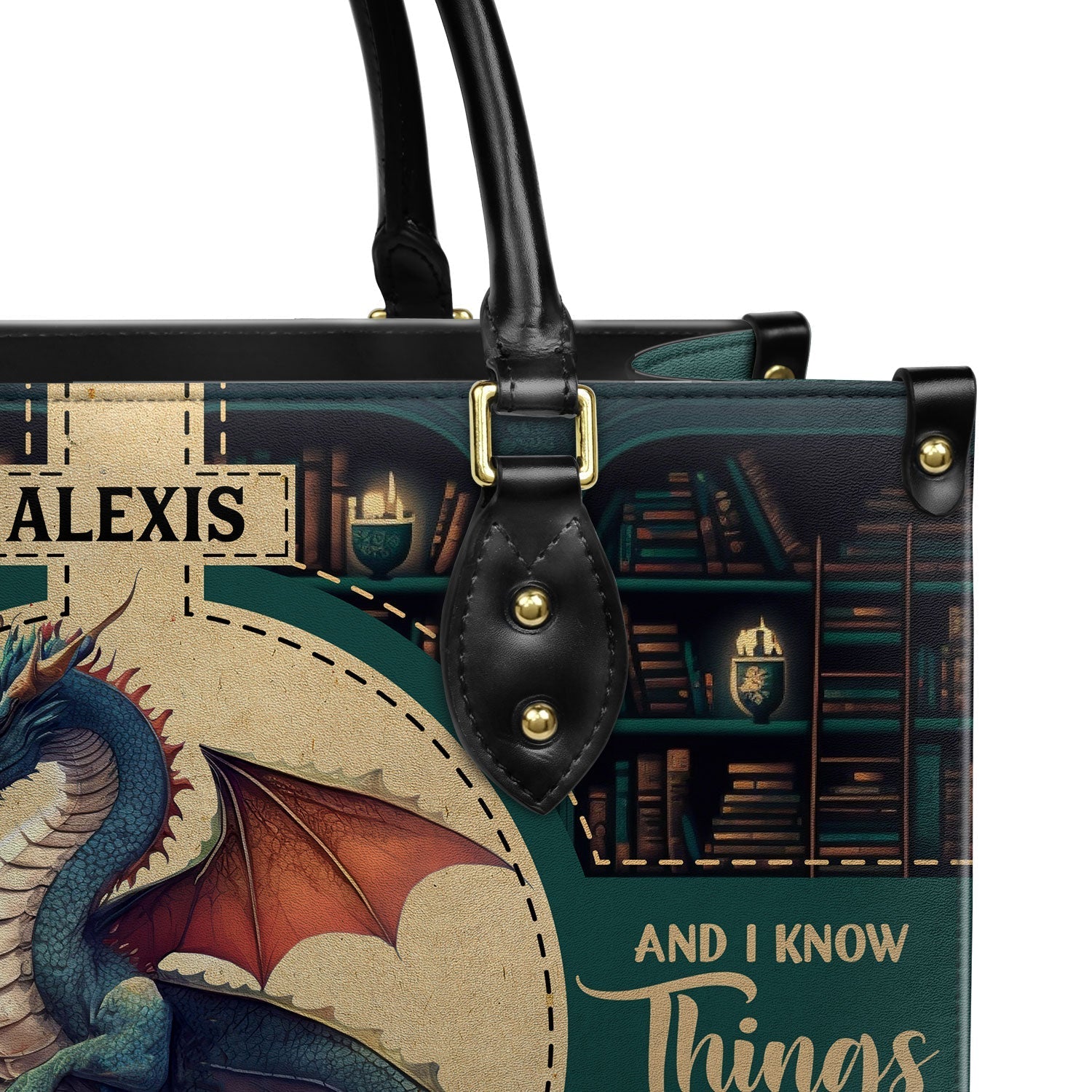 Thats What I Do I Read Books And I Know Things HHAY1802002A Leather Bag