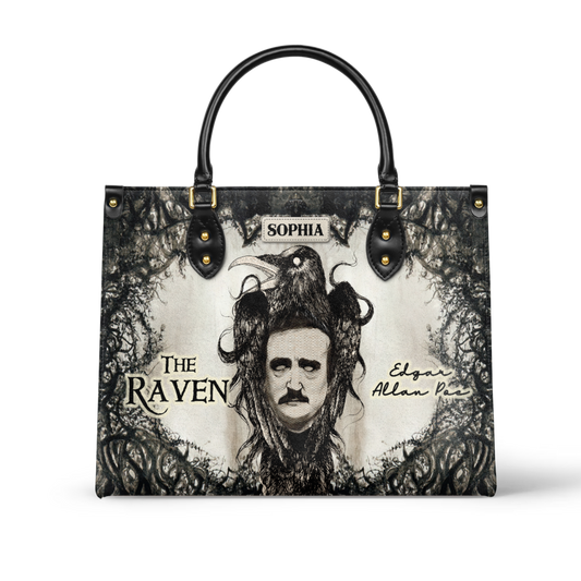 Libro The Raven Edgar Allan Poe TTAY0603002A Leather Bag