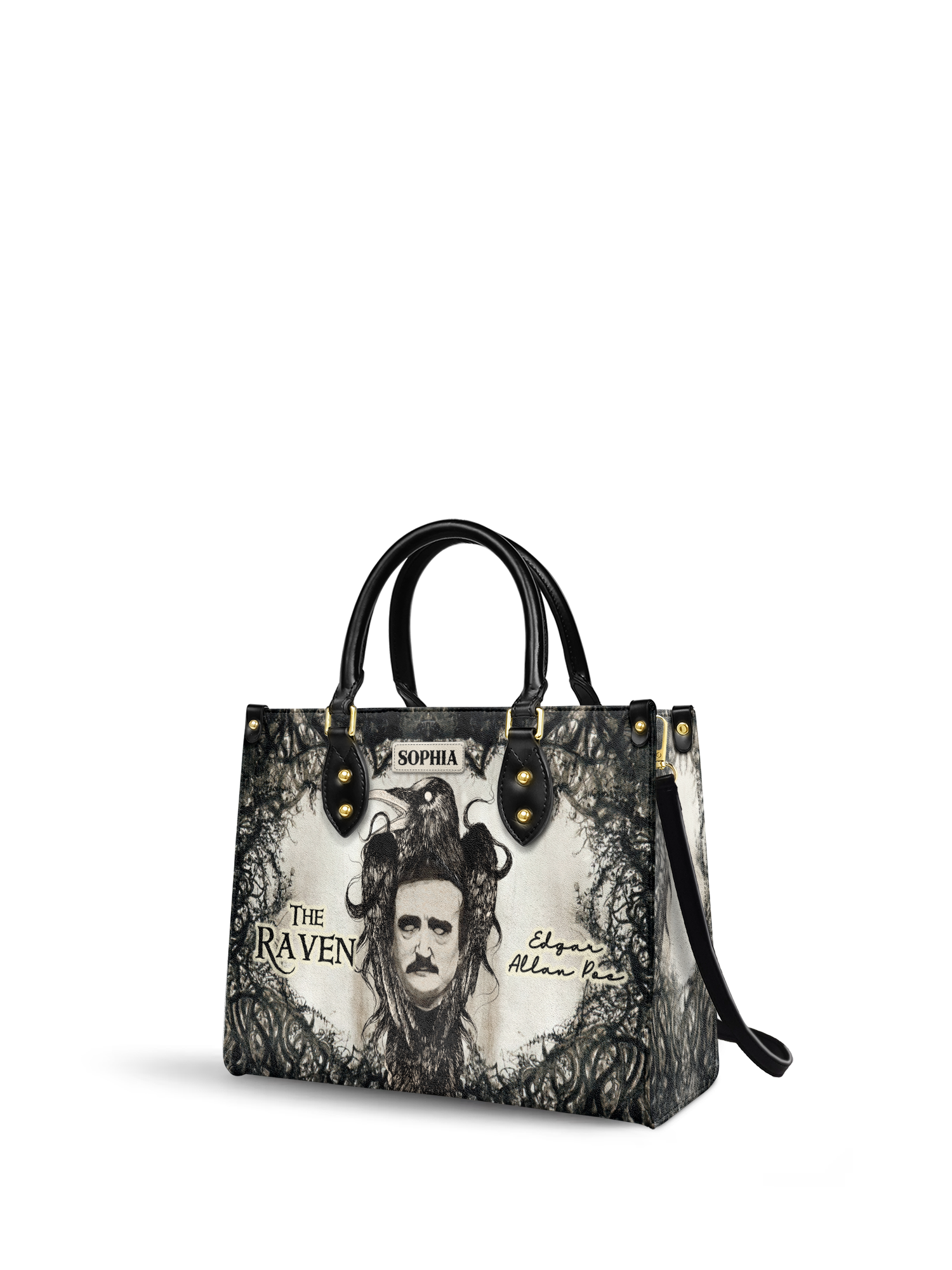 Libro The Raven Edgar Allan Poe TTAY0603002A Leather Bag