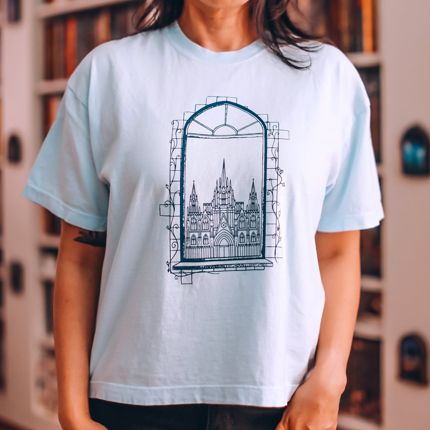 Window to The Glass Palace Heavy Weight Boxy Tee