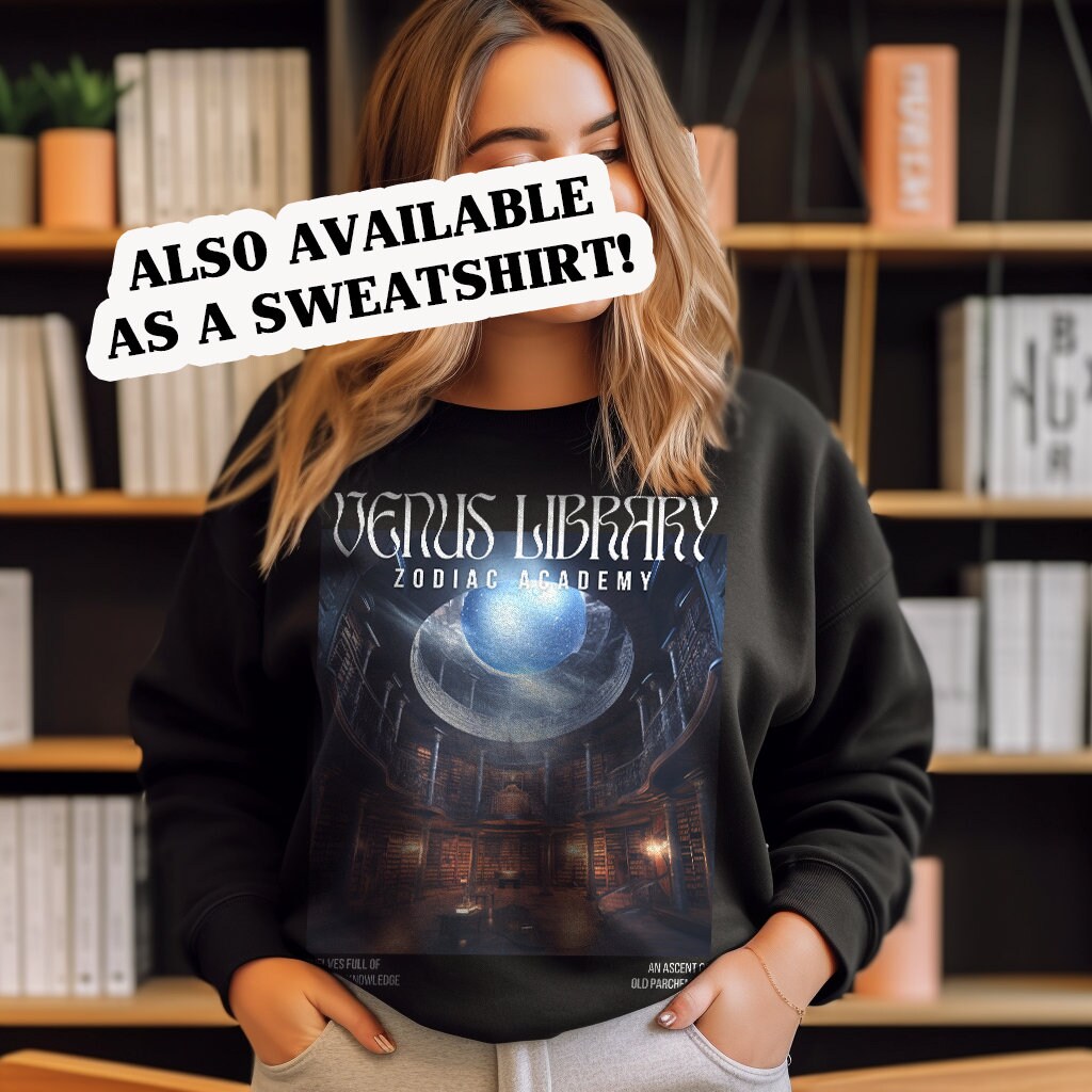 Zodiac Academy Venus Library Shirt