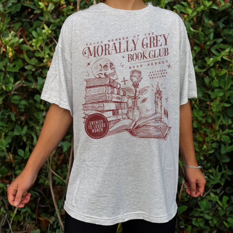 Morally Grey Book Club Shirt