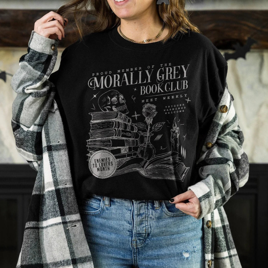 Morally Grey Book Club Shirt