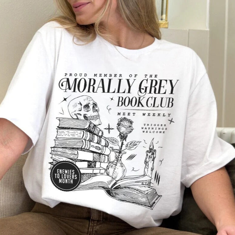 Morally Grey Book Club Shirt