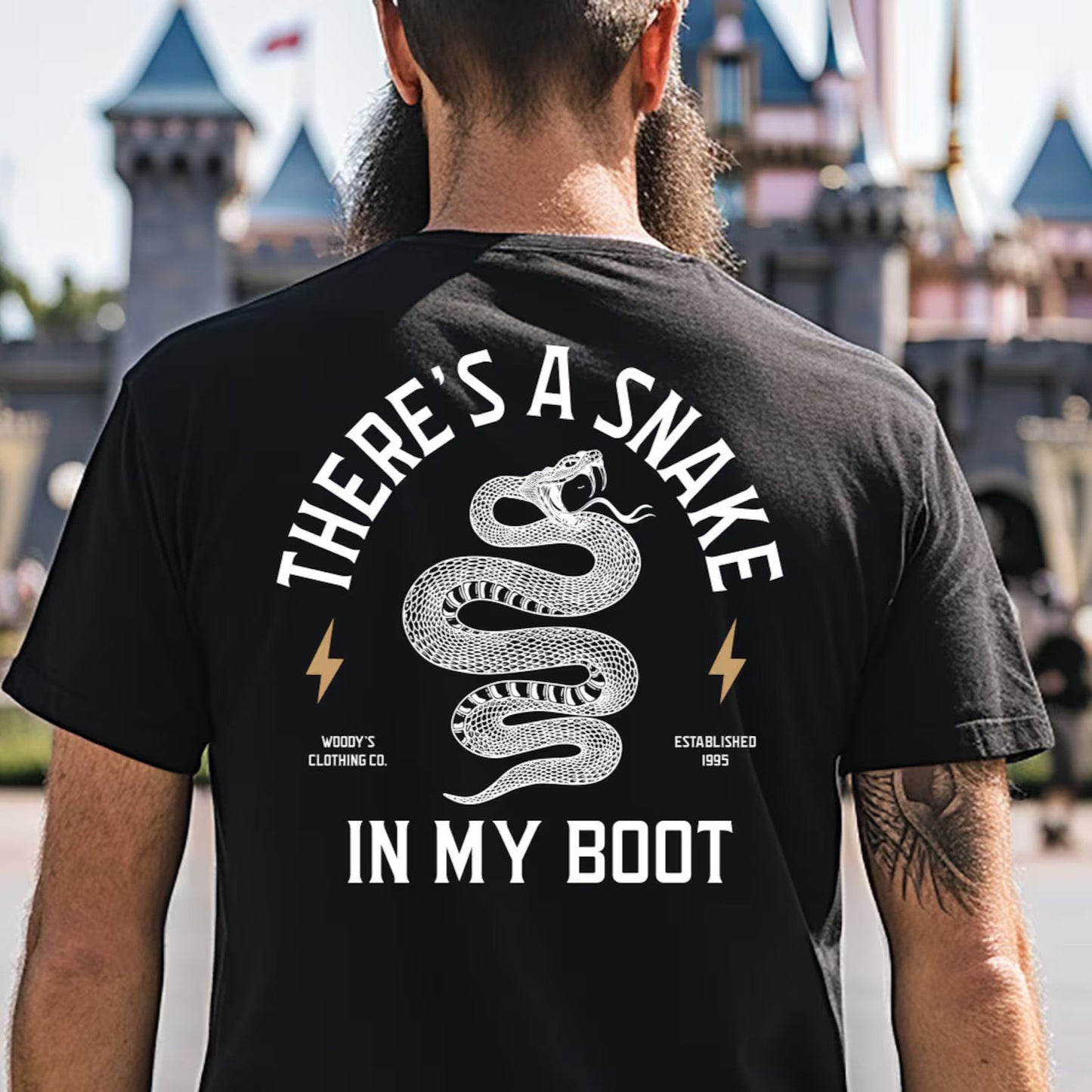 Snake In My Boot Men Shirt