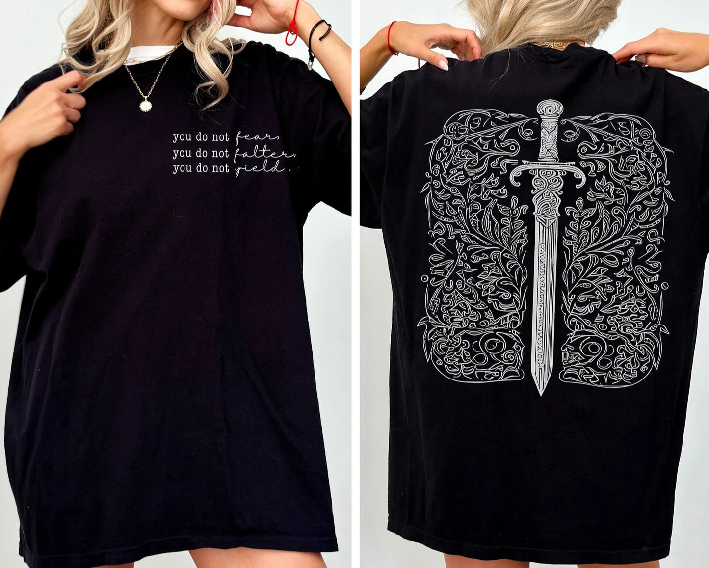 Throne of Glass Merch |  You Do Not Yield Shirt