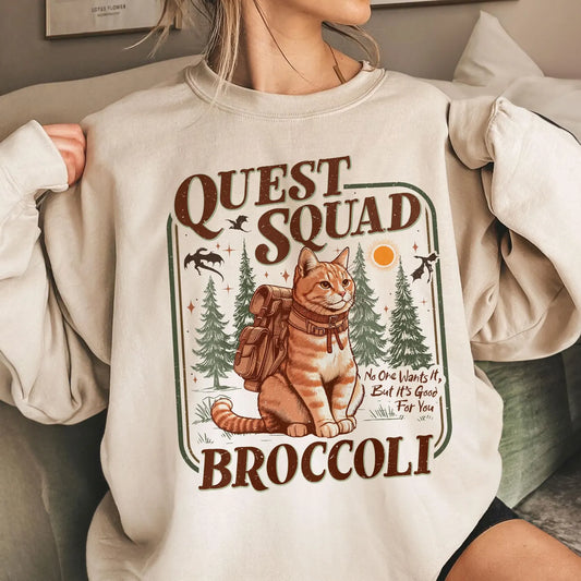 Fourth Wing Shirt | Onyx Storm Quest Squad Broccoli