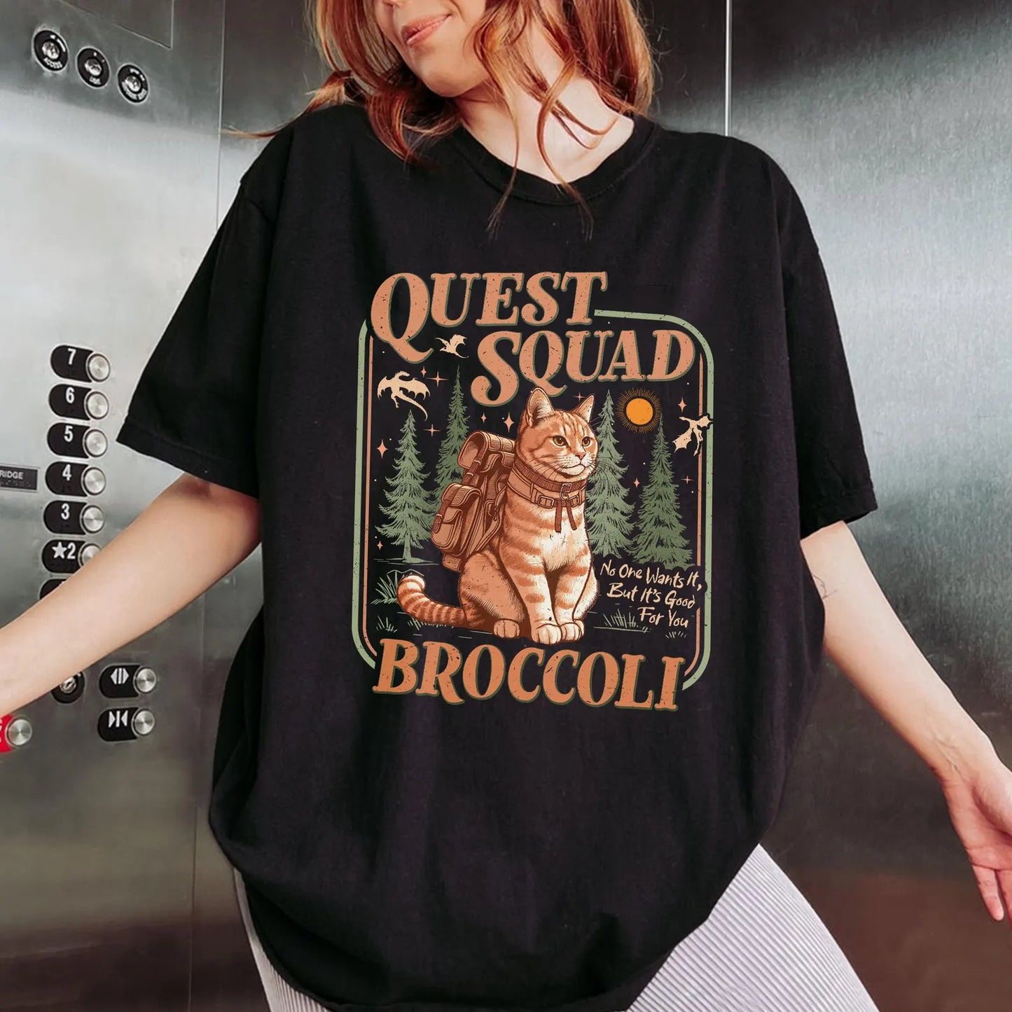 Fourth Wing Shirt | Onyx Storm Quest Squad Broccoli