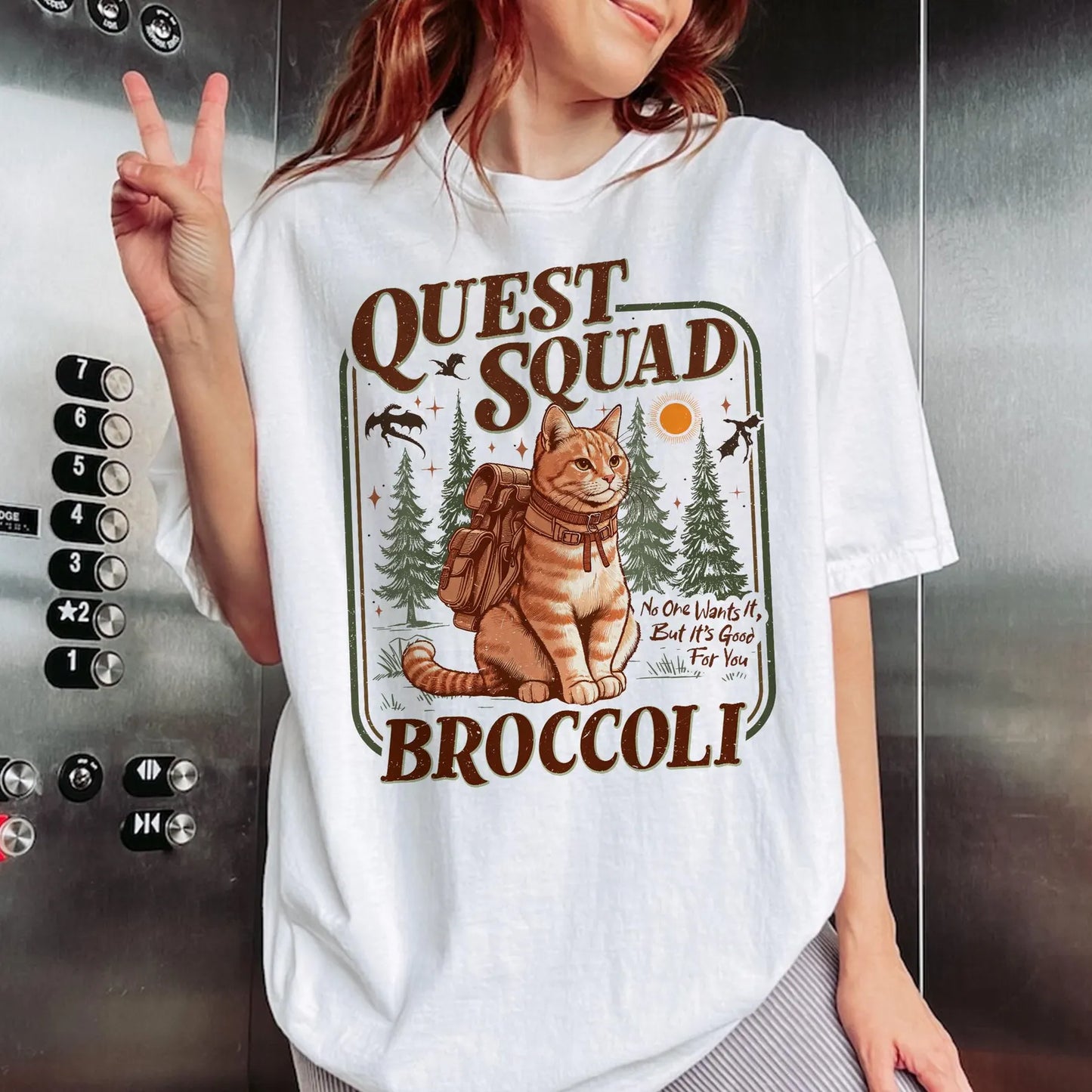 Fourth Wing Shirt | Onyx Storm Quest Squad Broccoli