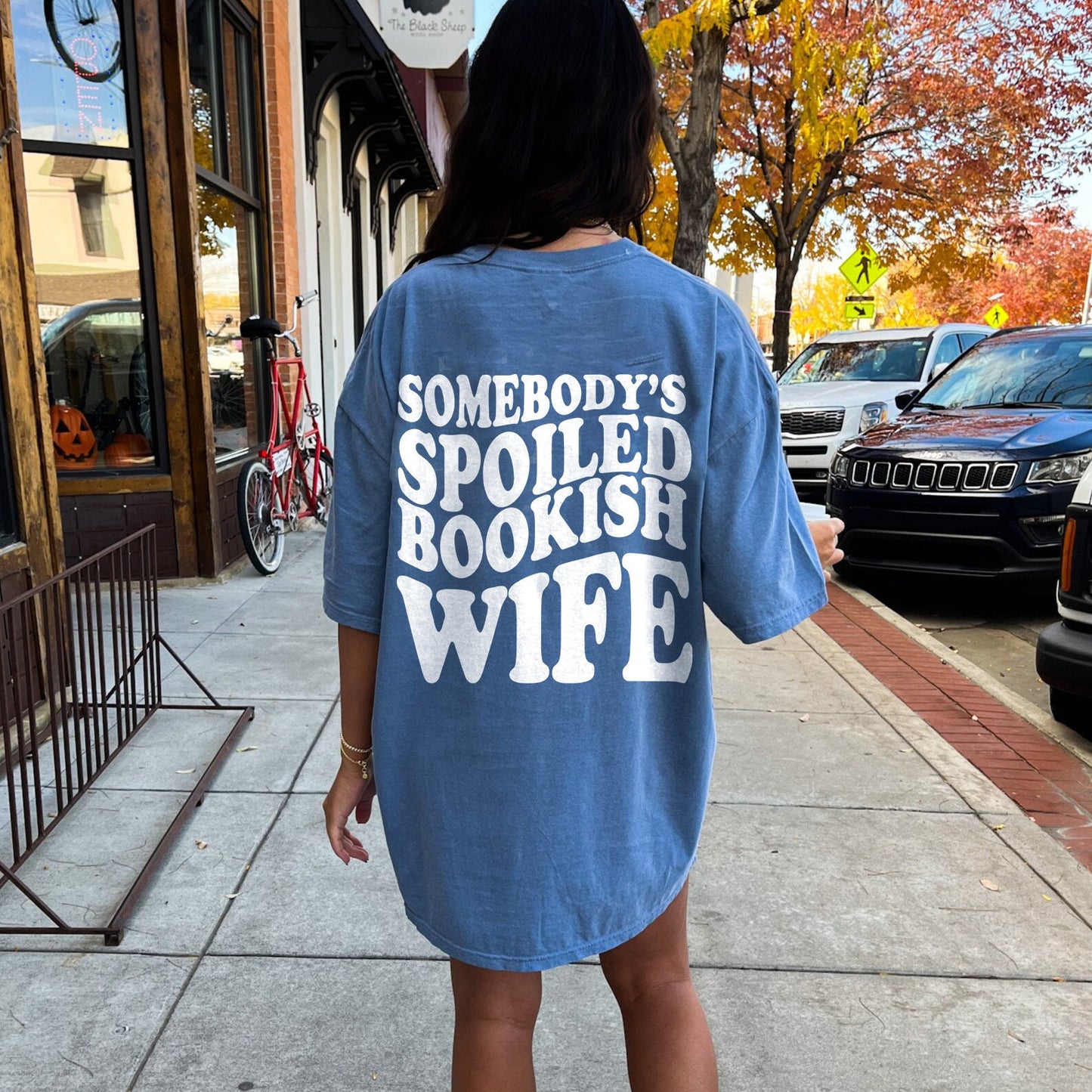 Somebody's Spoiled Bookish Wife Shirt | Comfort Colors Bookish T-Shirt, Dark Romance Romantasy Reader Shirt Gift For Book Lover ACOTAR Merch