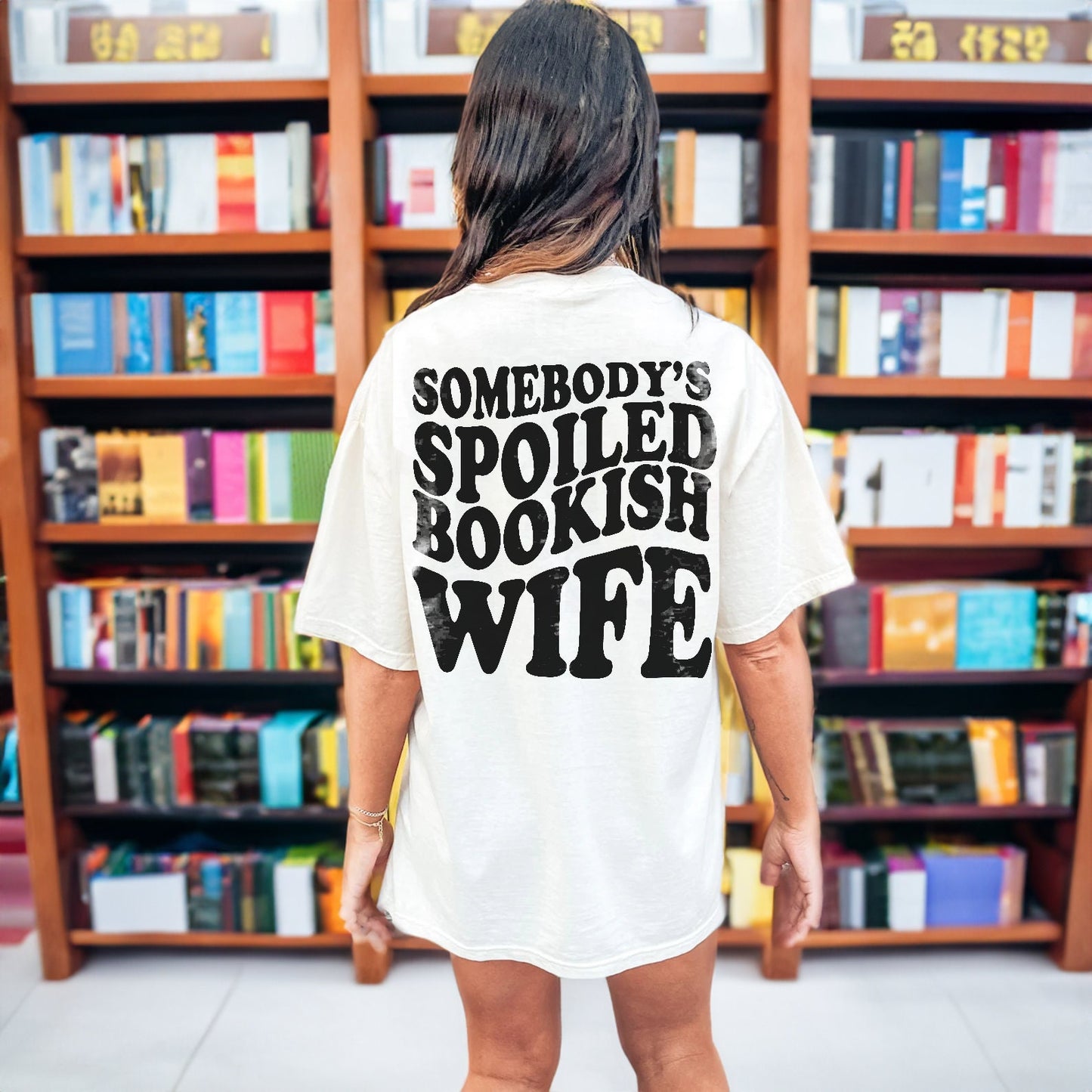 Somebody's Spoiled Bookish Wife Shirt | Comfort Colors Bookish T-Shirt, Dark Romance Romantasy Reader Shirt Gift For Book Lover ACOTAR Merch