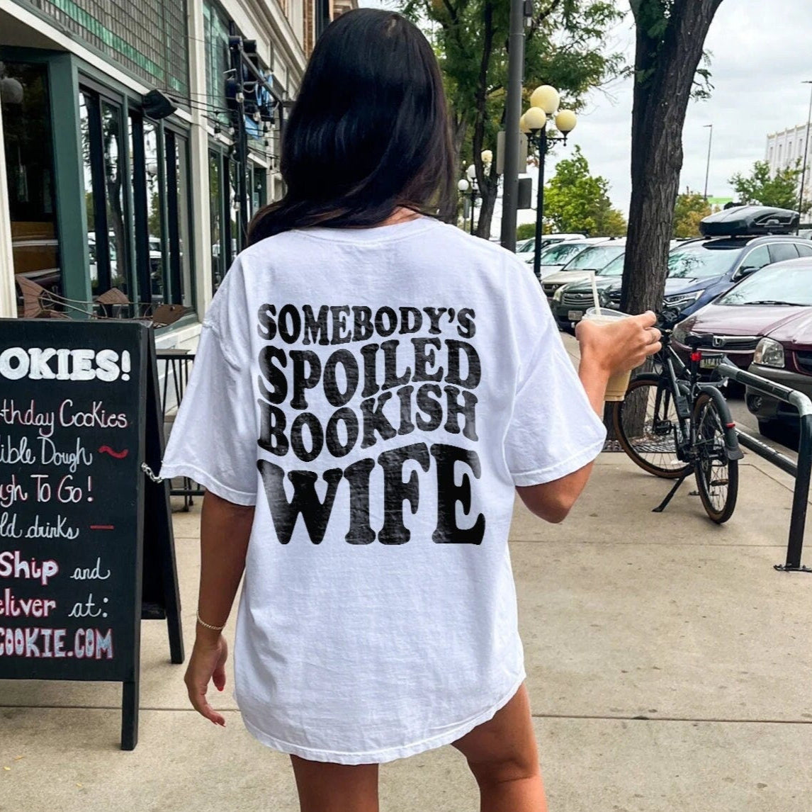 Somebody's Spoiled Bookish Wife Shirt | Comfort Colors Bookish T-Shirt, Dark Romance Romantasy Reader Shirt Gift For Book Lover ACOTAR Merch