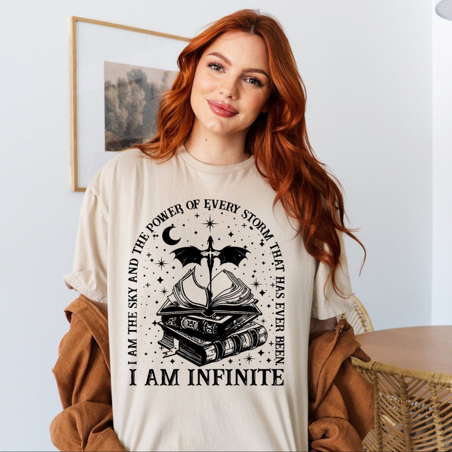 Fourth Wing Shirt, I Am The Sky And The Power Of Every Storm, Dragon Rider Shirt, Rebecca Yarros Tee, Bookish Sweatshirt, Gifts For Readers