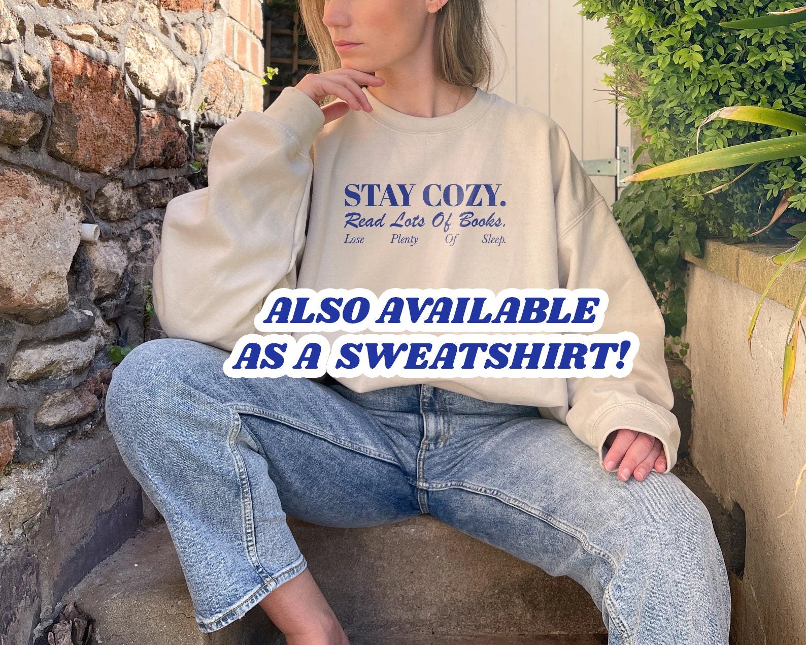 Stay Cozy Read Books Shirt | Funny Bookish T-Shirt Bookish Shirt Book Lover Book Addict Romance Reader Light Academia Simple Bookish Gift