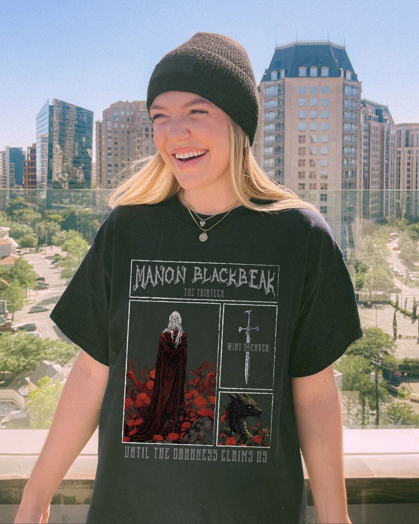 Manon Blackbeak Shirt | The Thirteen Shirt Abraxos Licensed Throne Of Glass Merch SJM Universe Ironteeth Rowan Kingsflame Aelin Terrasen