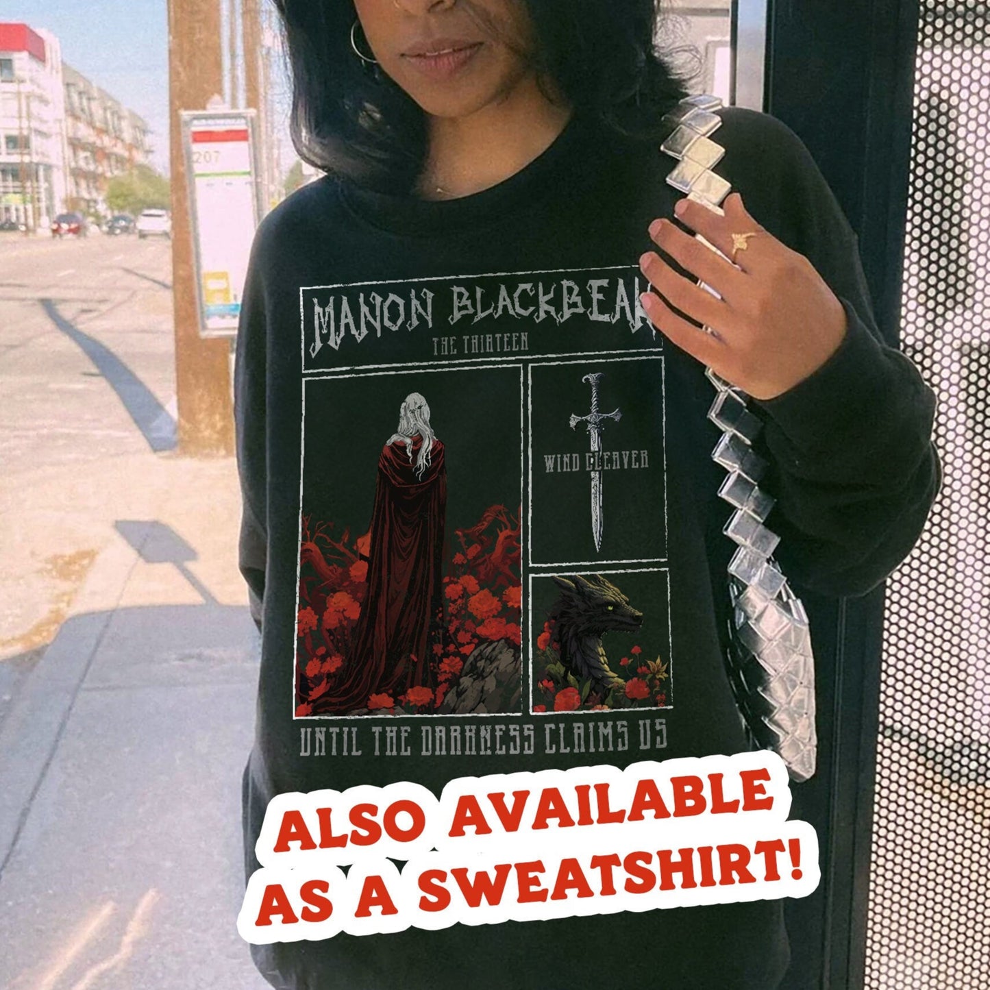 Manon Blackbeak Shirt | The Thirteen Shirt Abraxos Licensed Throne Of Glass Merch SJM Universe Ironteeth Rowan Kingsflame Aelin Terrasen