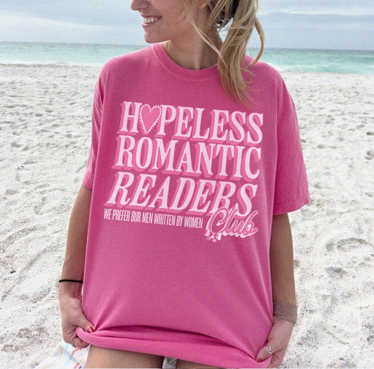 Romance Book Shirt | Bookish Comfort Colors Romance Book Girlie Book Lover Crewneck Romance Reader Book Club T-Shirt Bookish Gift For Her