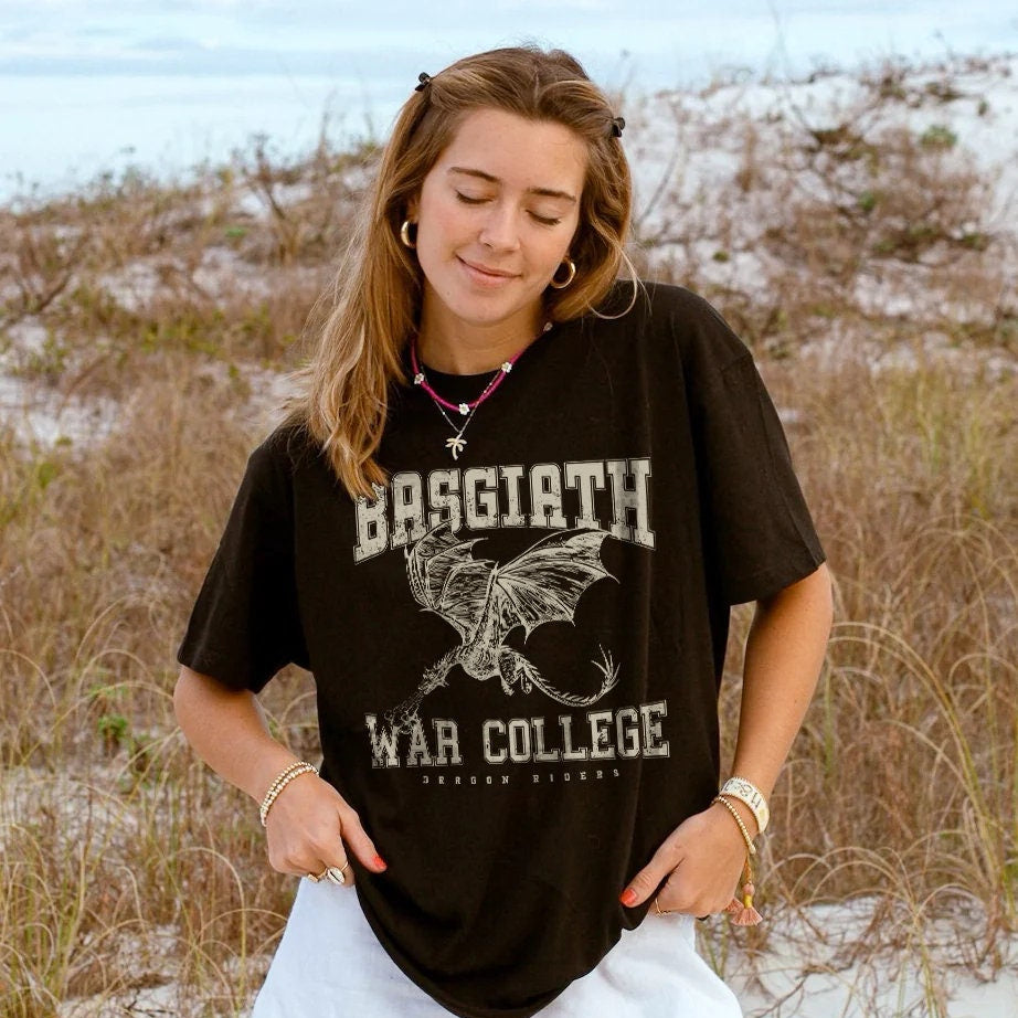 Basgiath War College Shirt | Fourth Wing Shirt Dragon Rider Violet Sorrengail Xaden Riorson Fantasy Bookish The Empyrean Series Booktok