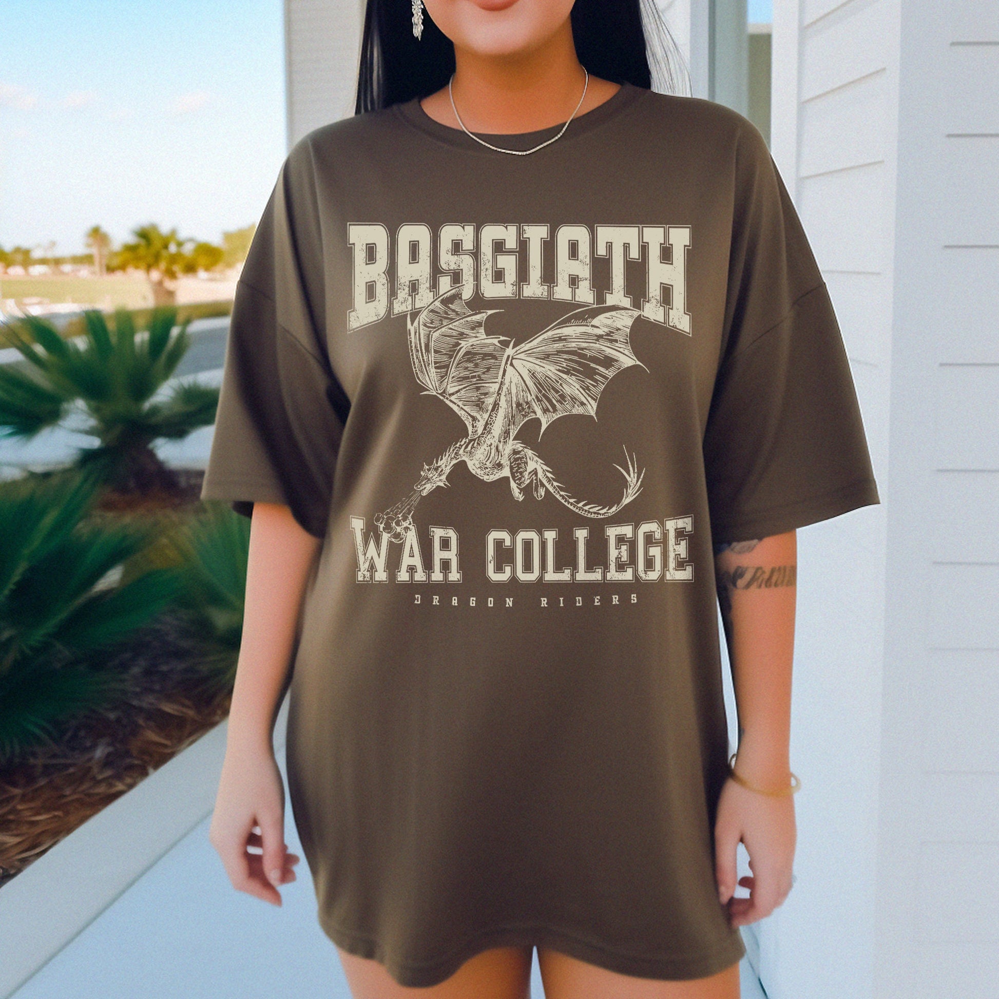 Basgiath War College Shirt | Fourth Wing Shirt Dragon Rider Violet Sorrengail Xaden Riorson Fantasy Bookish The Empyrean Series Booktok