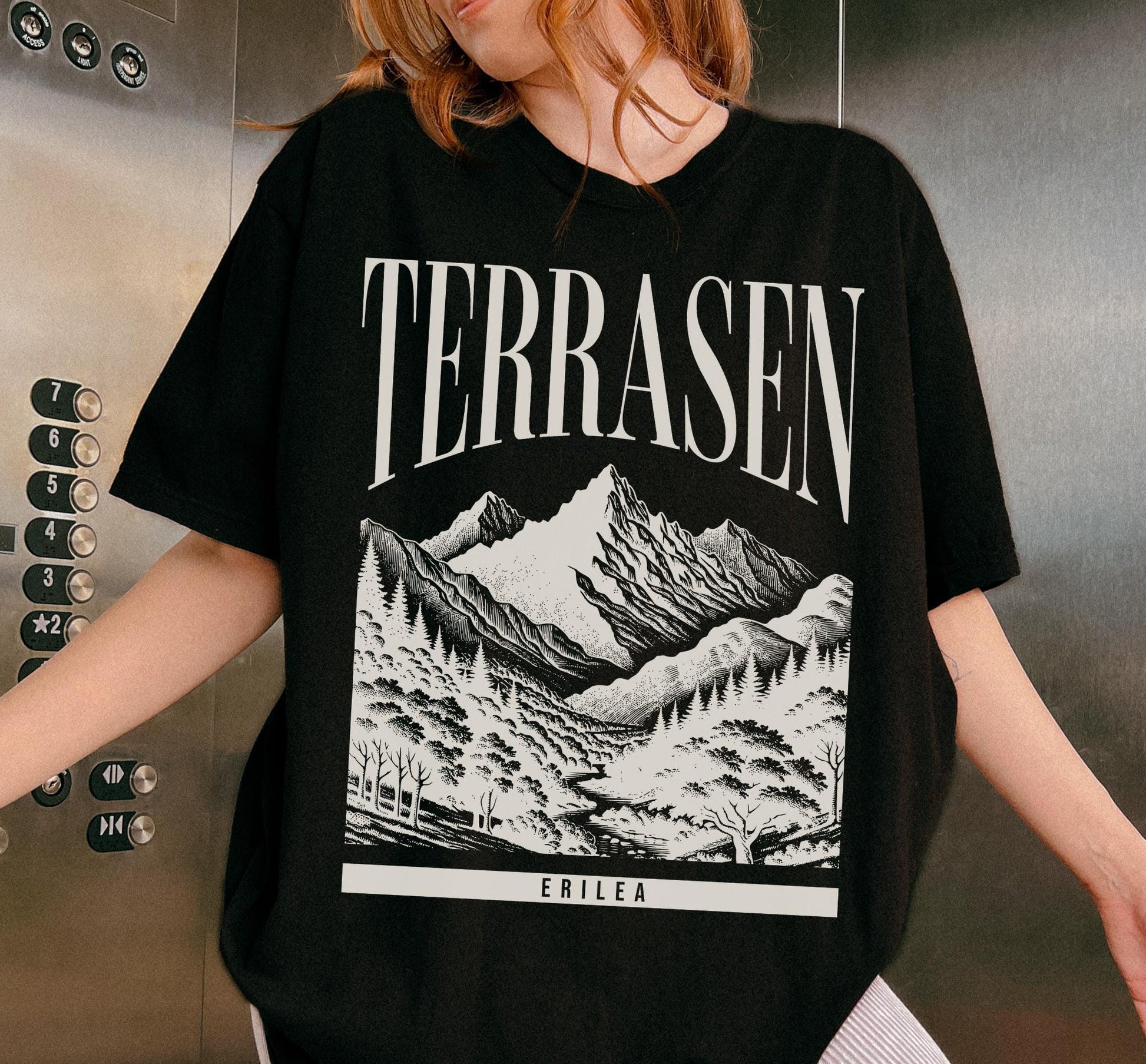 Terrasen Comfort Colors Shirt (Officially Licensed), Throne of Glass Merch, TOG Shirt, Aelin Galathynius, Sjm Universe Merch, Bookish Gift