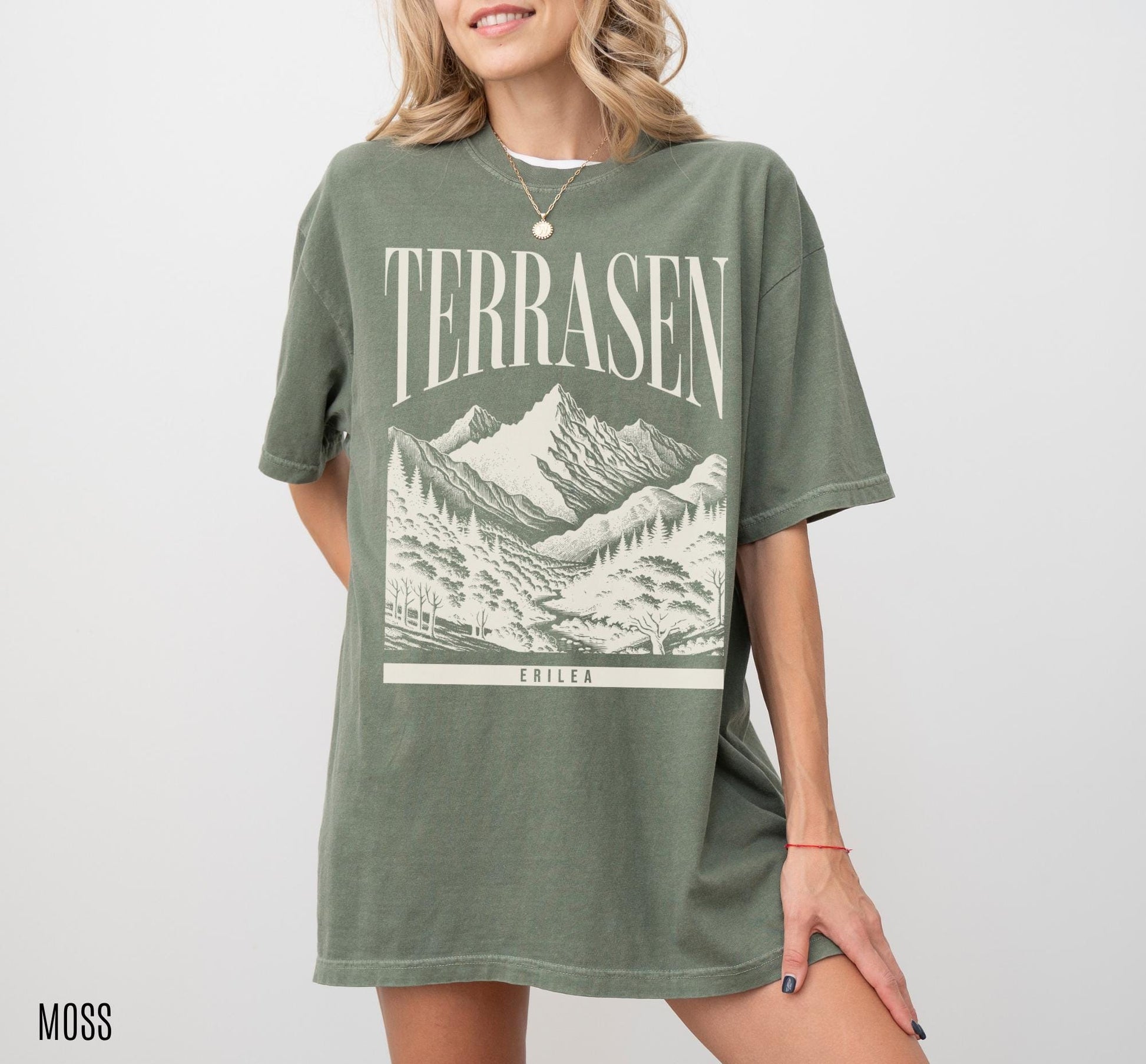 Terrasen Comfort Colors Shirt (Officially Licensed), Throne of Glass Merch, TOG Shirt, Aelin Galathynius, Sjm Universe Merch, Bookish Gift